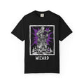 Wizard Class T-Shirt | D&D Arcane Magic & Spellbook Gift | Unisex Comfort Colors® 1717 Male Design