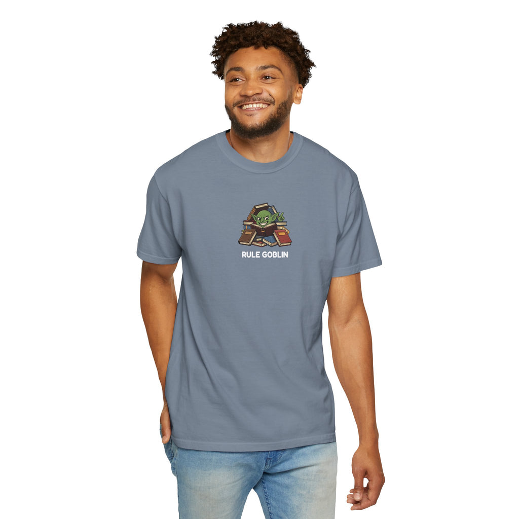 Rule Goblin T-Shirt | Funny DnD Tee | Dungeons and Dragons Gift | Rulebook Shirt | Gift for D&D Players