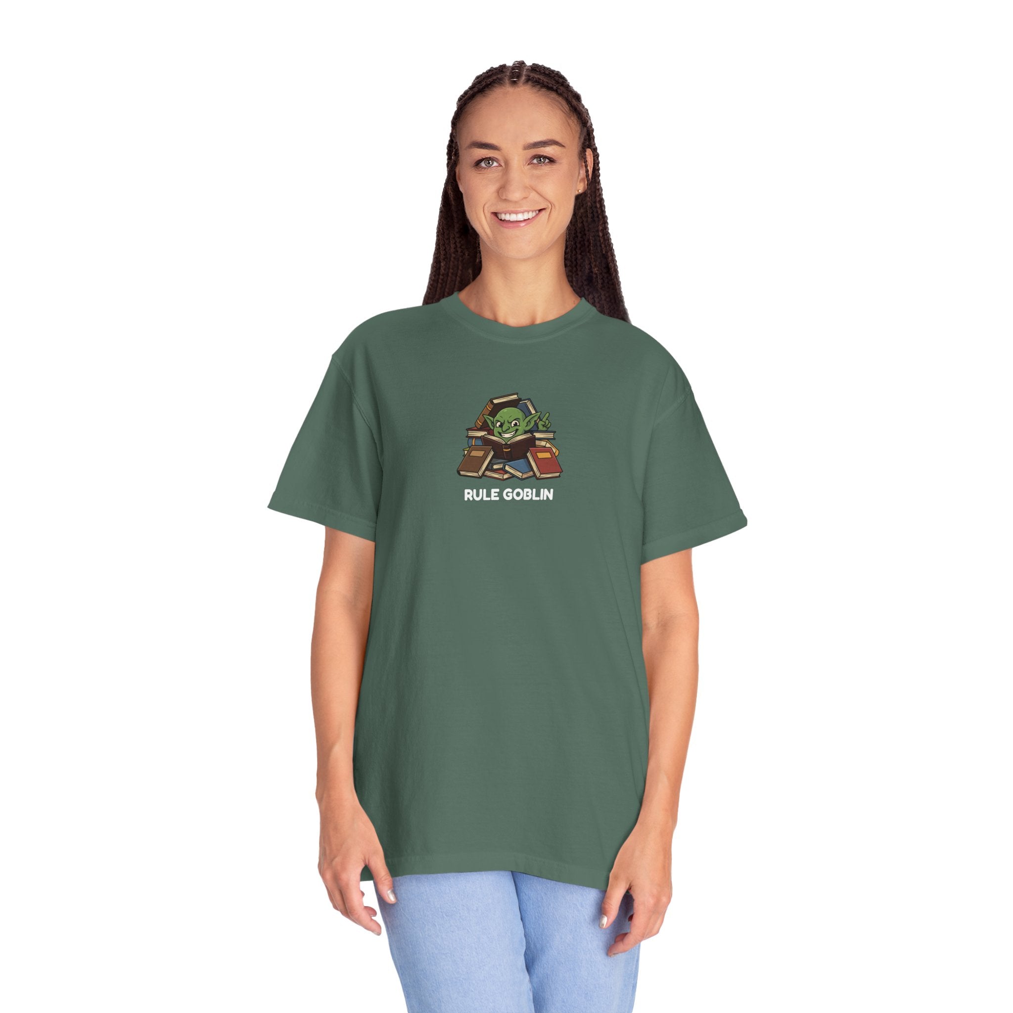 Rule Goblin T-Shirt | Funny DnD Tee | Dungeons and Dragons Gift | Rulebook Shirt | Gift for D&D Players