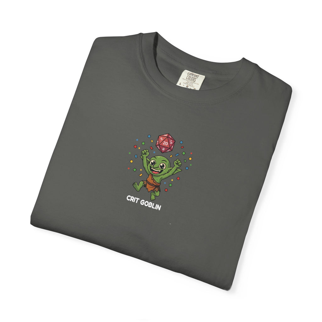 Crit Goblin T-Shirt | Funny DnD Tee | Dungeons and Dragons Gift | Natural 20 Shirt | Gift for D&D Players