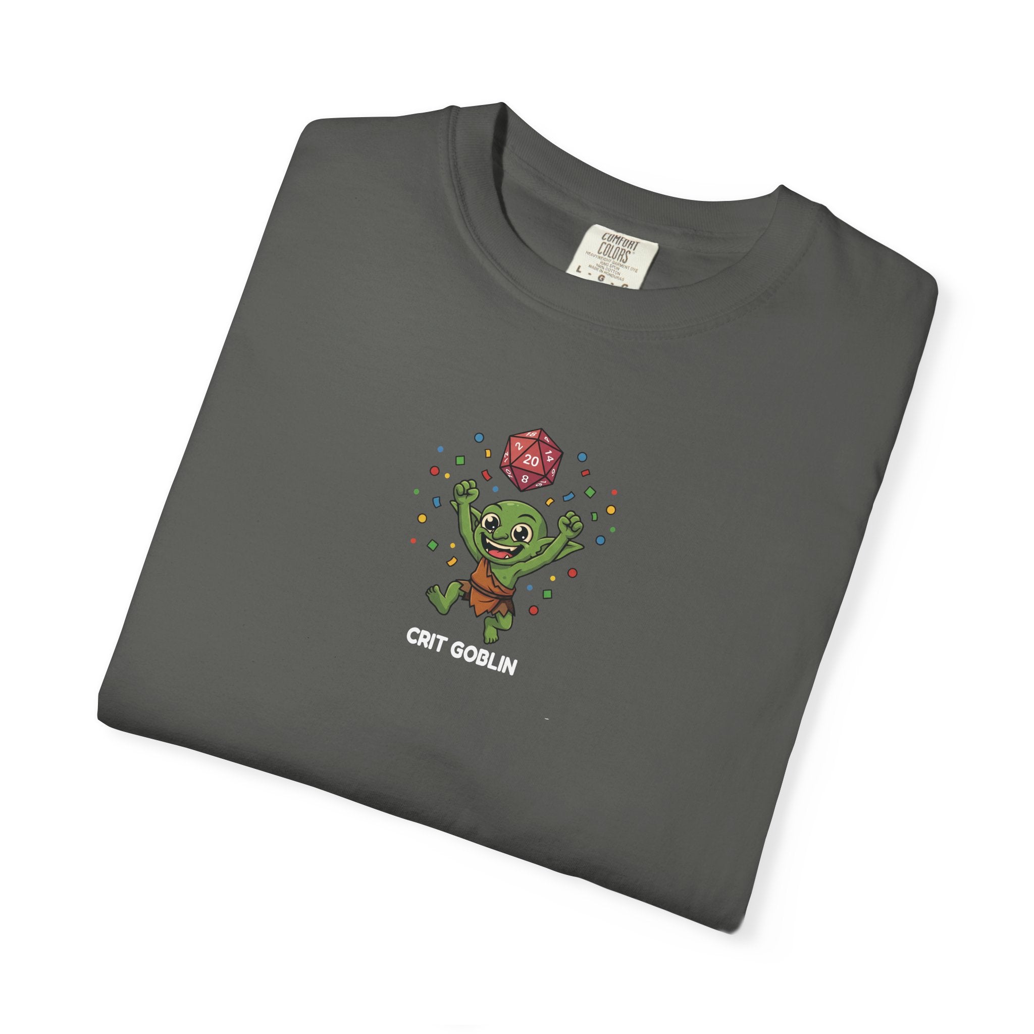 Crit Goblin T-Shirt | Funny DnD Tee | Dungeons and Dragons Gift | Natural 20 Shirt | Gift for D&D Players