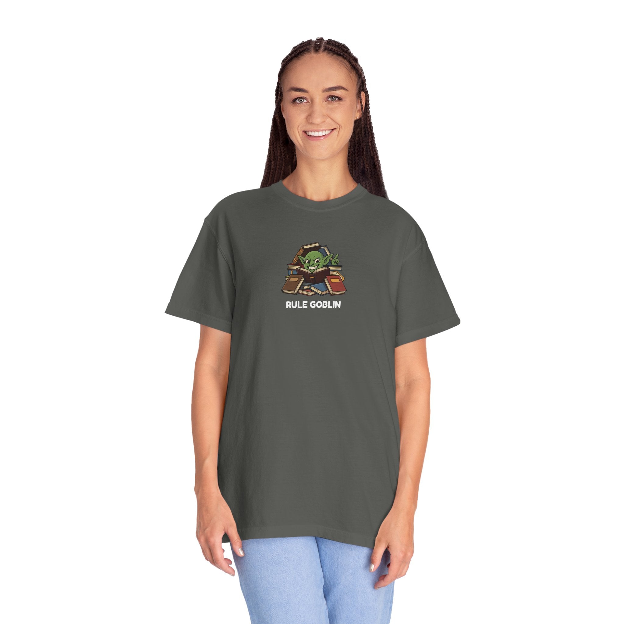Rule Goblin T-Shirt | Funny DnD Tee | Dungeons and Dragons Gift | Rulebook Shirt | Gift for D&D Players