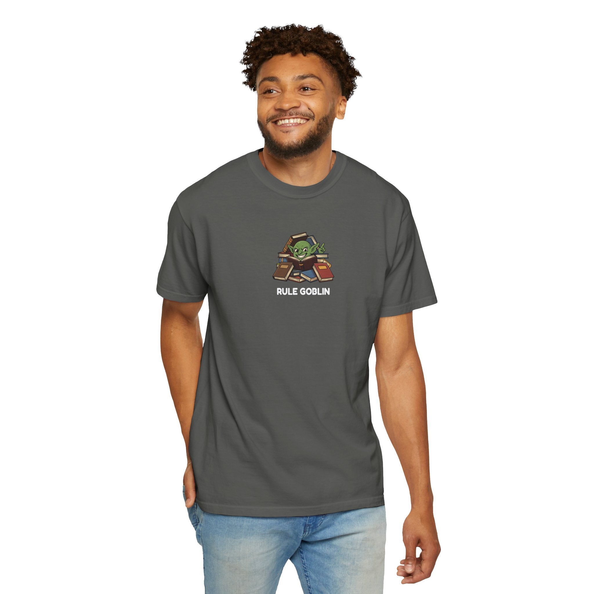 Rule Goblin T-Shirt | Funny DnD Tee | Dungeons and Dragons Gift | Rulebook Shirt | Gift for D&D Players
