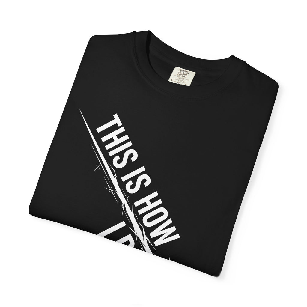 This Is How I Roll T-Shirt | Funny D20 RPG Dice Gift | Unisex Comfort Colors® 1717