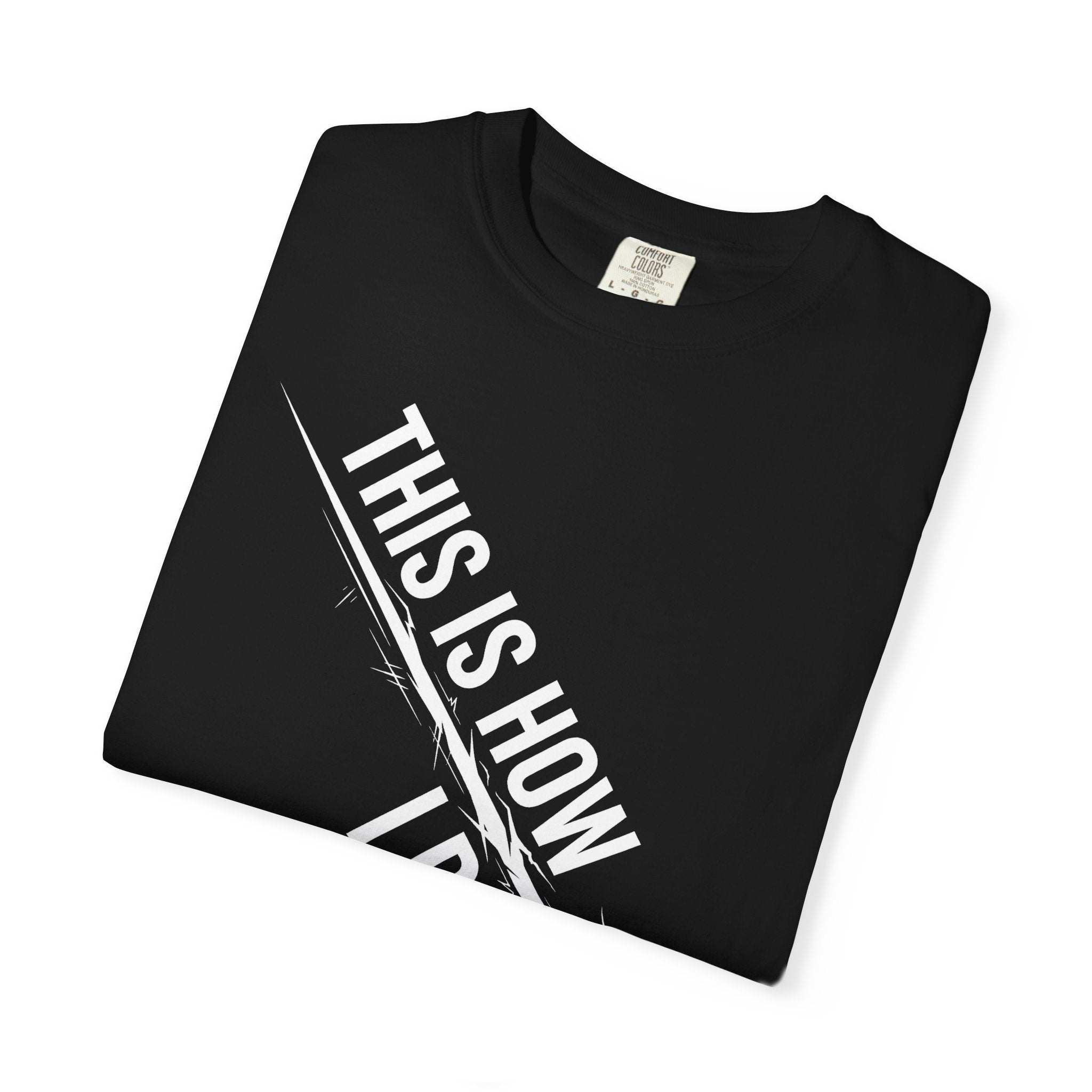 This Is How I Roll T-Shirt | Funny D20 RPG Dice Gift | Unisex Comfort Colors® 1717