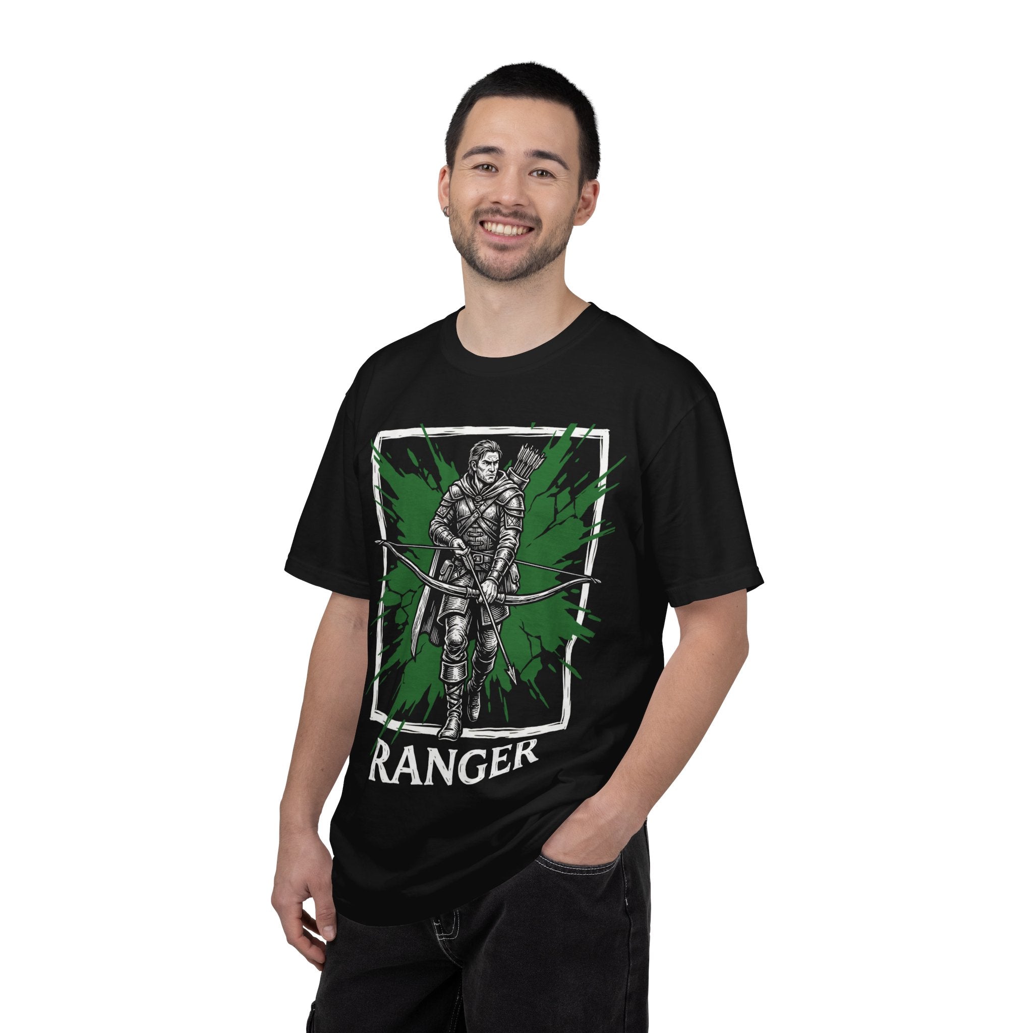 Ranger Class T-Shirt | D&D Archery & Survival Gift | Unisex Comfort Colors® 1717 Male Design