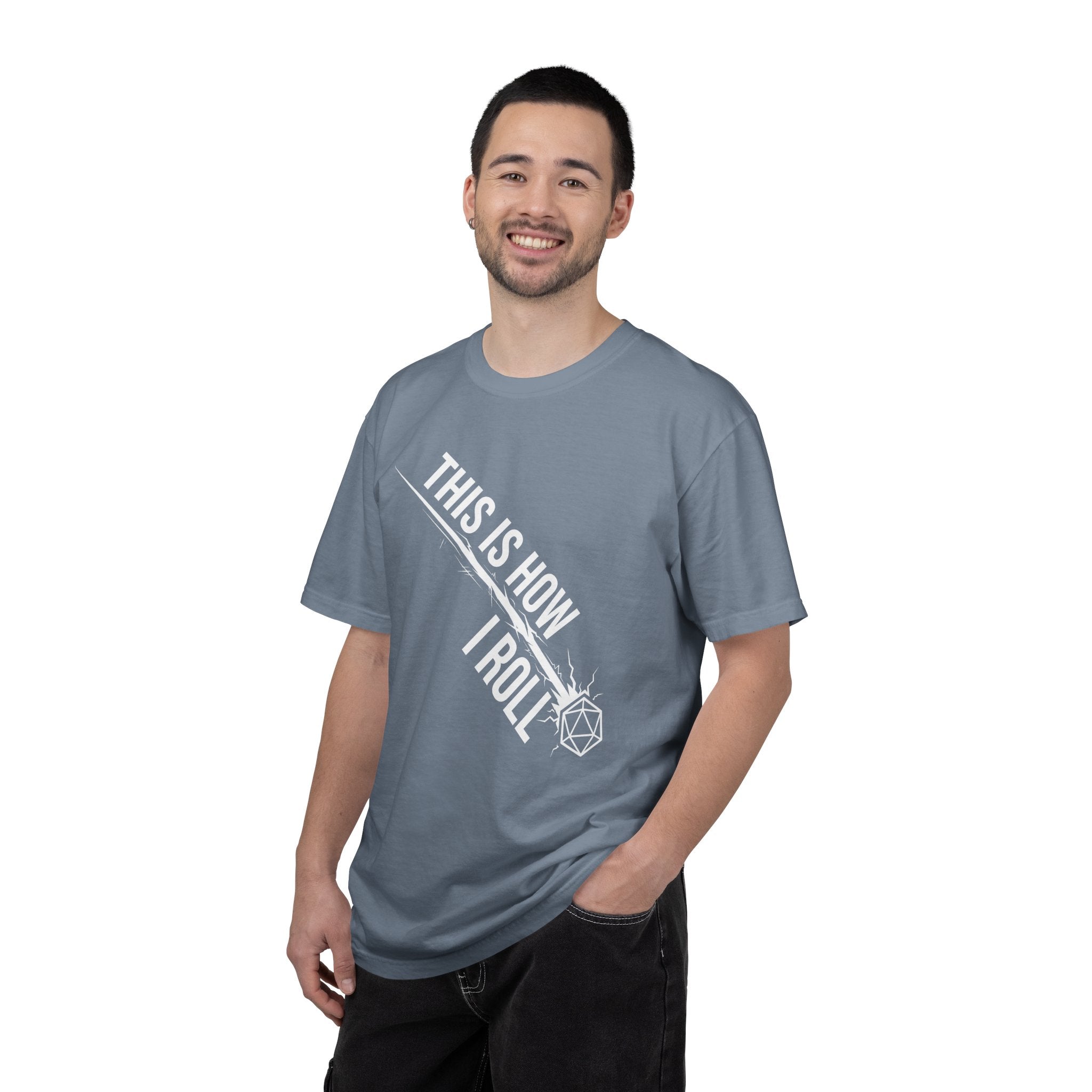 This Is How I Roll T-Shirt | Funny D20 RPG Dice Gift | Unisex Comfort Colors® 1717