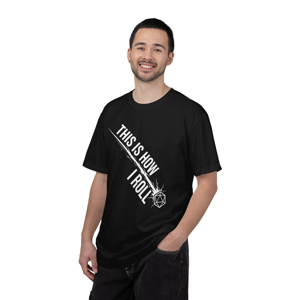This Is How I Roll T-Shirt | Funny D20 RPG Dice Gift | Unisex Comfort Colors® 1717