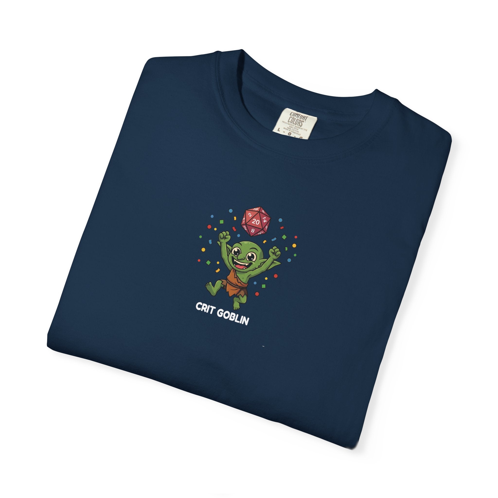 Crit Goblin T-Shirt | Funny DnD Tee | Dungeons and Dragons Gift | Natural 20 Shirt | Gift for D&D Players