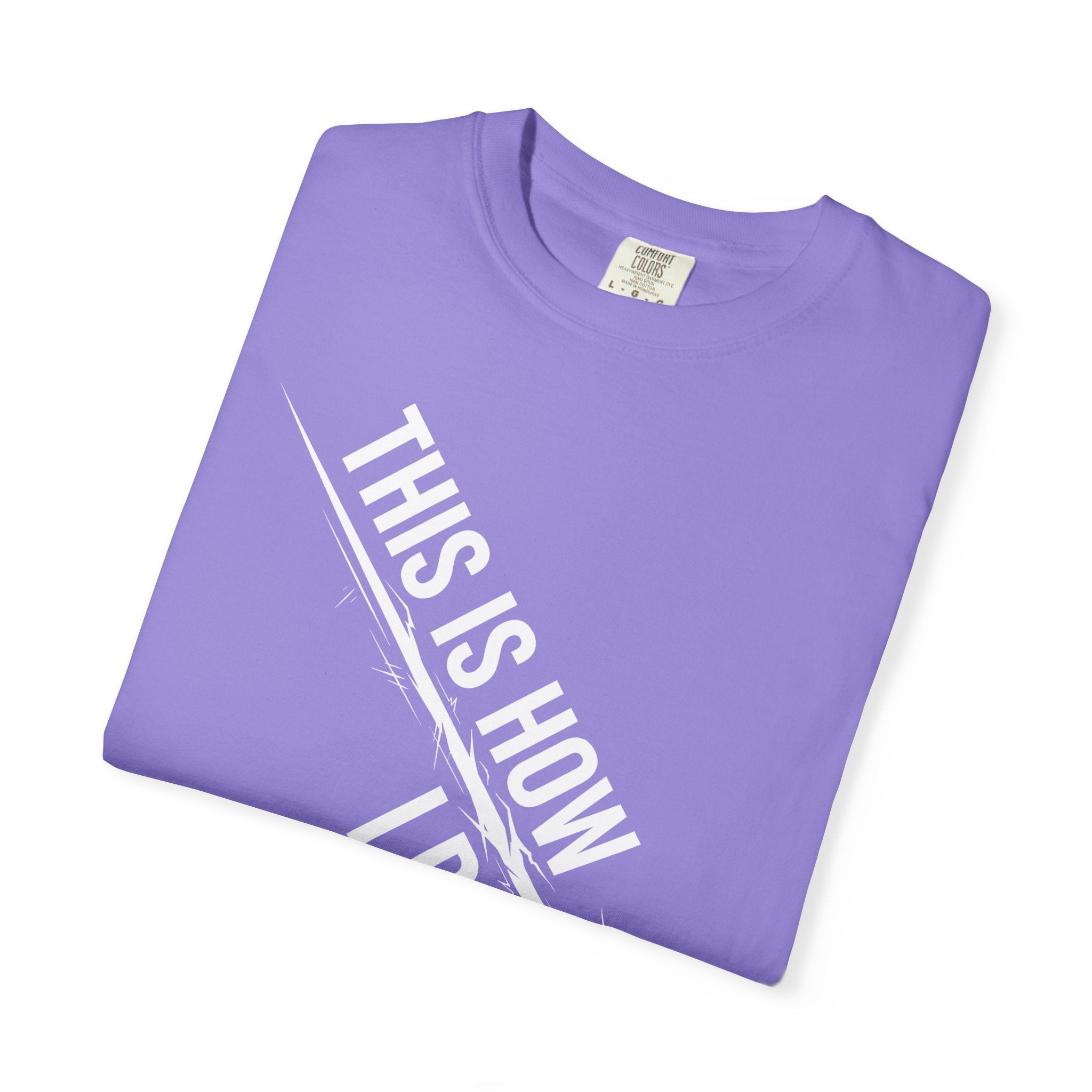 This Is How I Roll T-Shirt | Funny D20 RPG Dice Gift | Unisex Comfort Colors® 1717