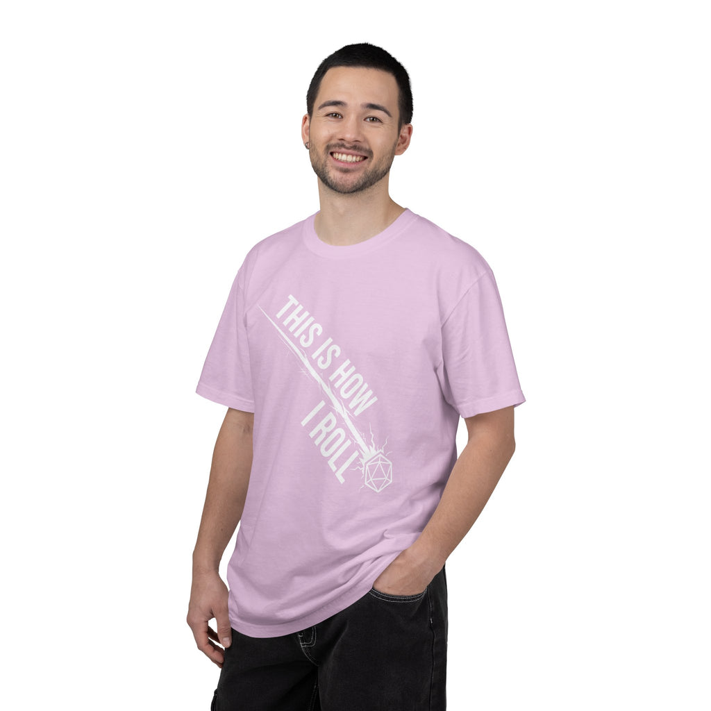 This Is How I Roll T-Shirt | Funny D20 RPG Dice Gift | Unisex Comfort Colors® 1717