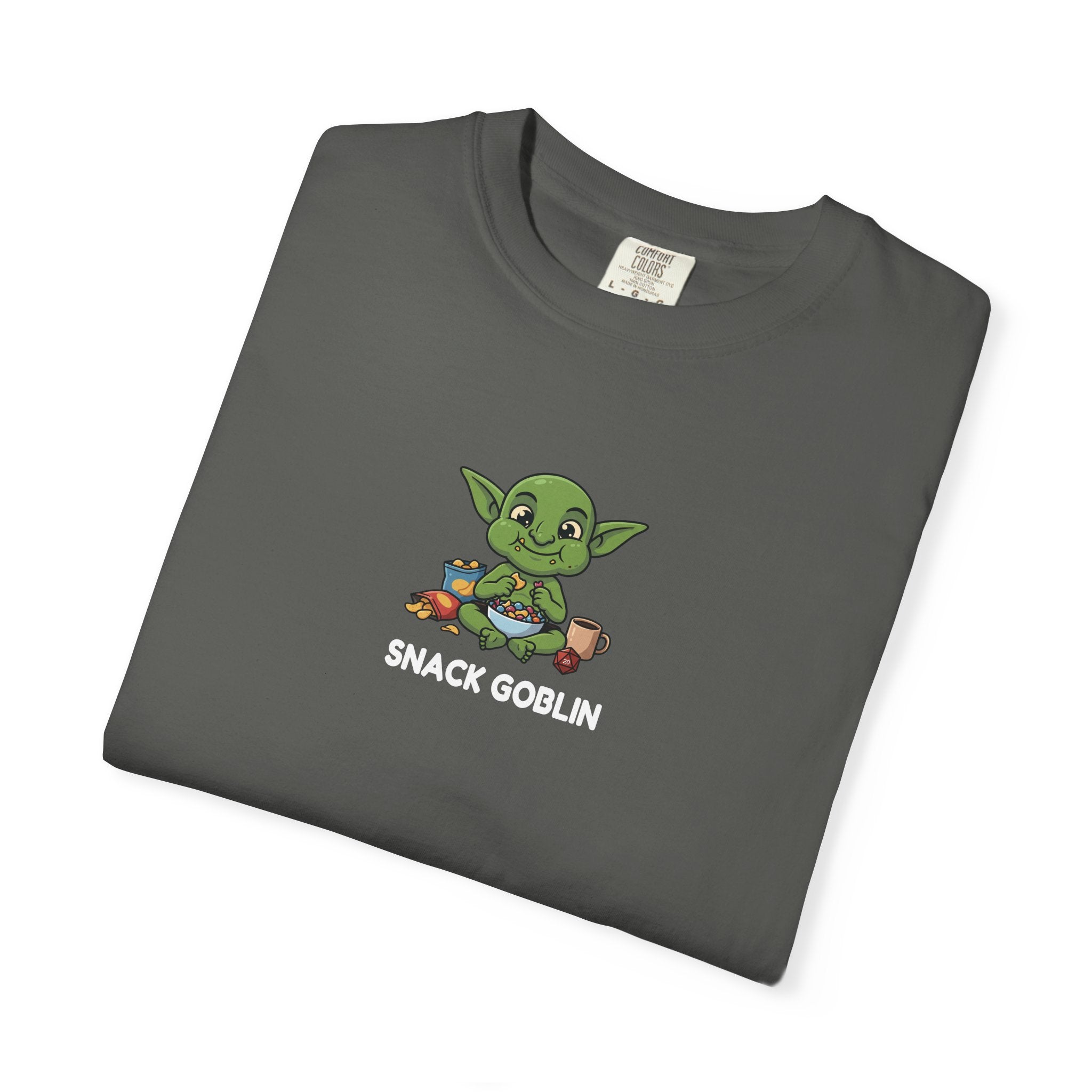 Snack Goblin T-Shirt | Funny DnD Tee | Dungeons and Dragons Gift | Gamer Snack Shirt | Gift for D&D Players