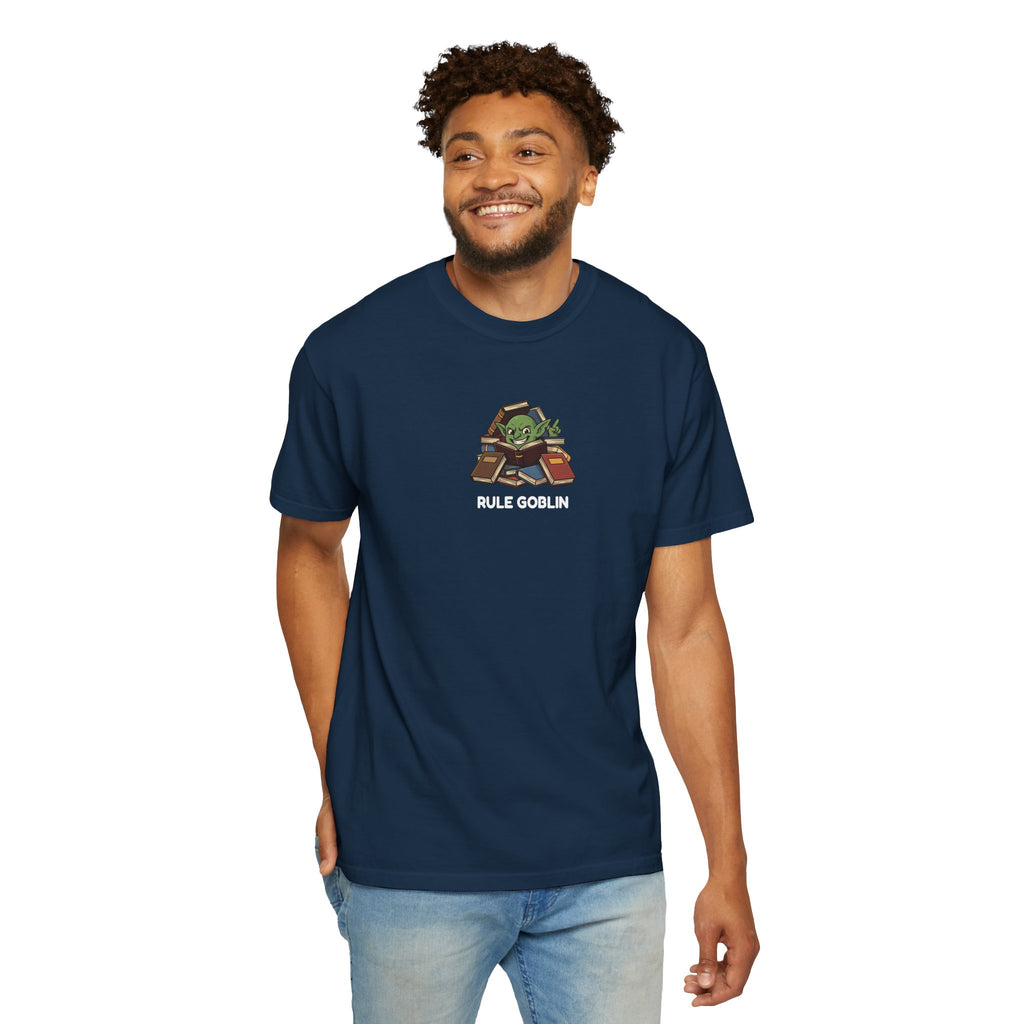 Rule Goblin T-Shirt | Funny DnD Tee | Dungeons and Dragons Gift | Rulebook Shirt | Gift for D&D Players
