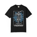 Fighter Class T-Shirt | D&D Warrior & Greatsword Gift | Unisex Comfort Colors® 1717 Male Design