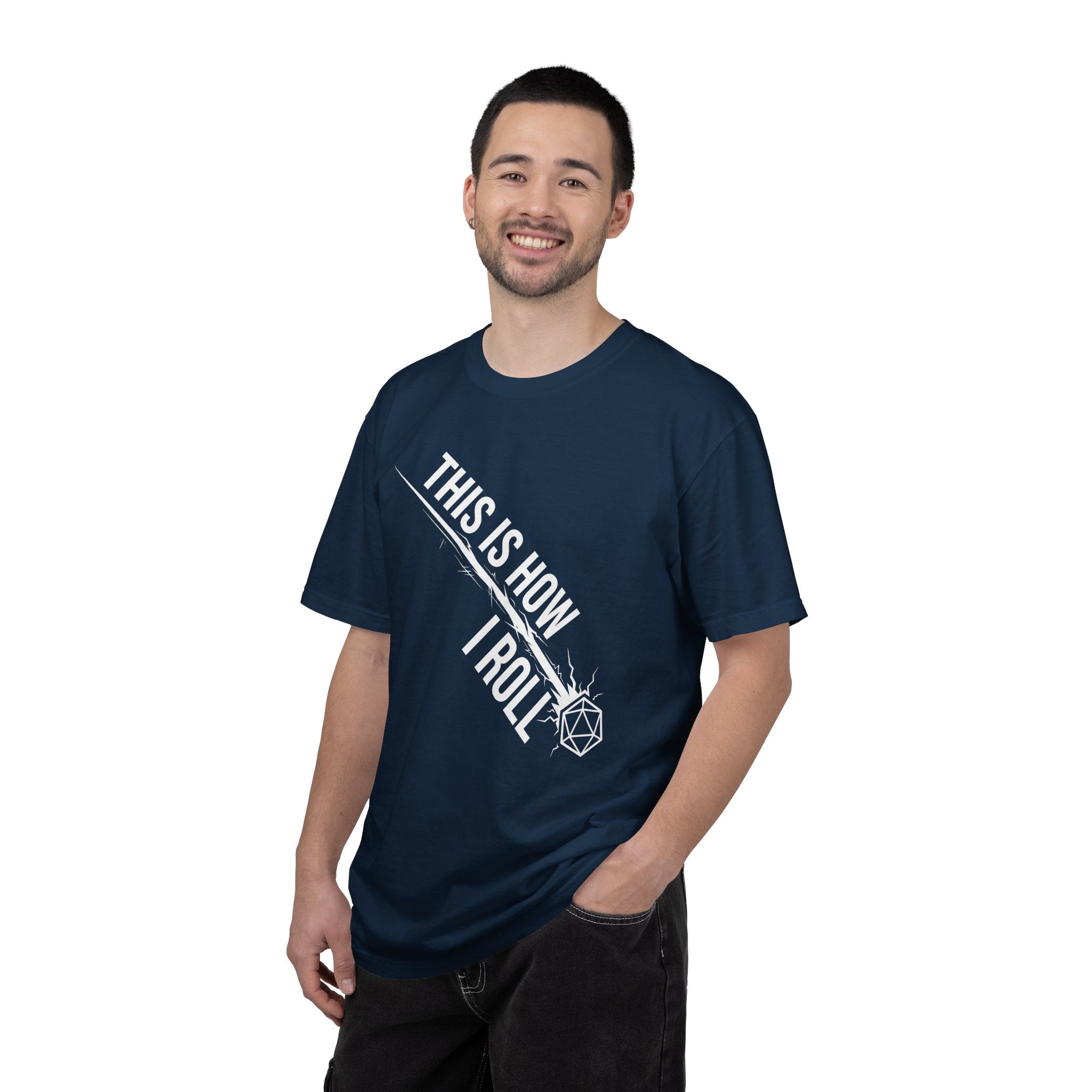 This Is How I Roll T-Shirt | Funny D20 RPG Dice Gift | Unisex Comfort Colors® 1717