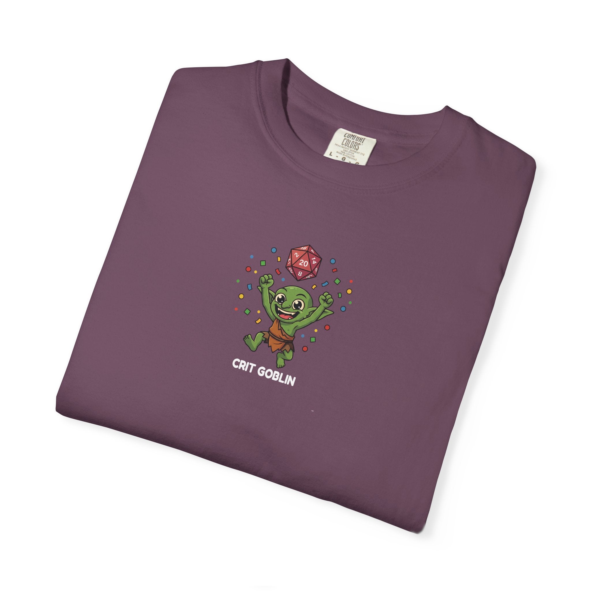 Crit Goblin T-Shirt | Funny DnD Tee | Dungeons and Dragons Gift | Natural 20 Shirt | Gift for D&D Players