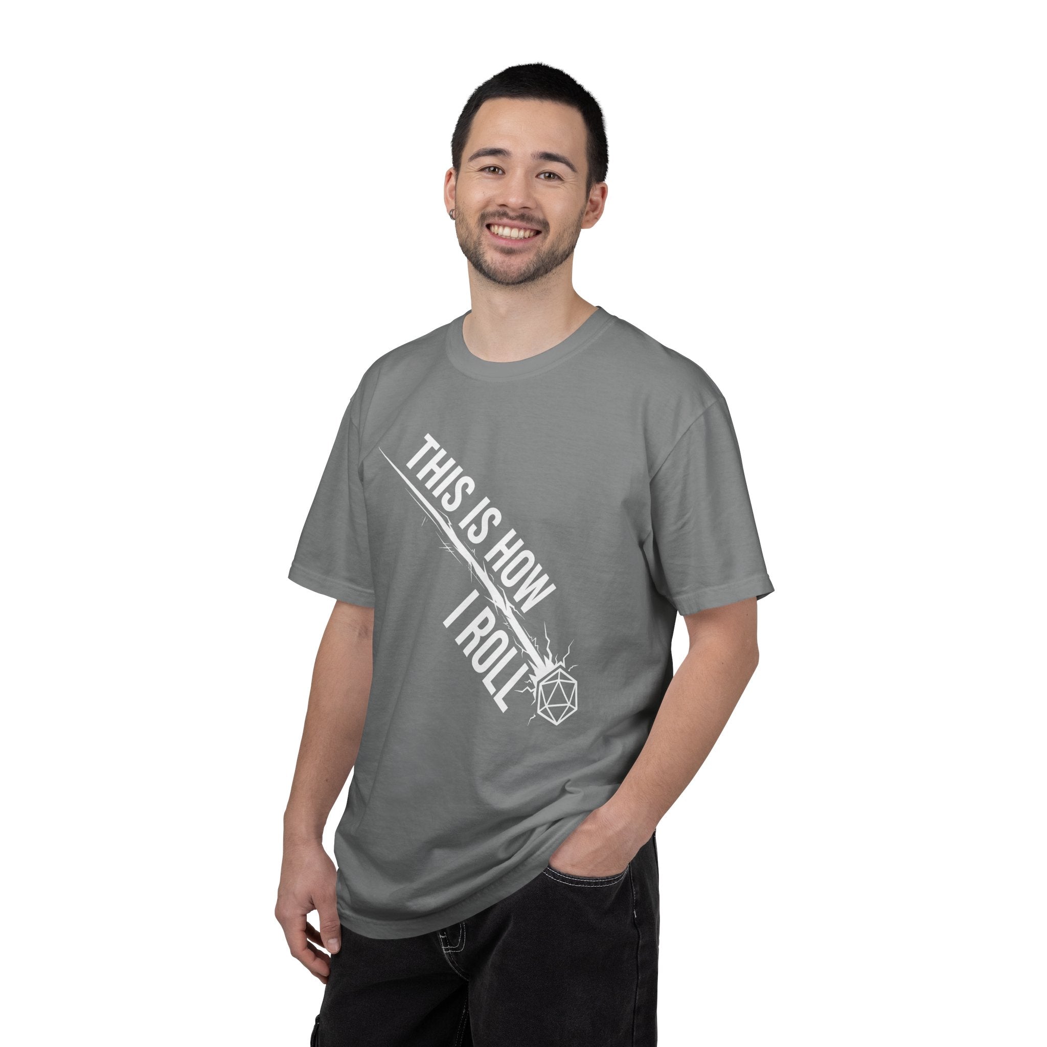 This Is How I Roll T-Shirt | Funny D20 RPG Dice Gift | Unisex Comfort Colors® 1717