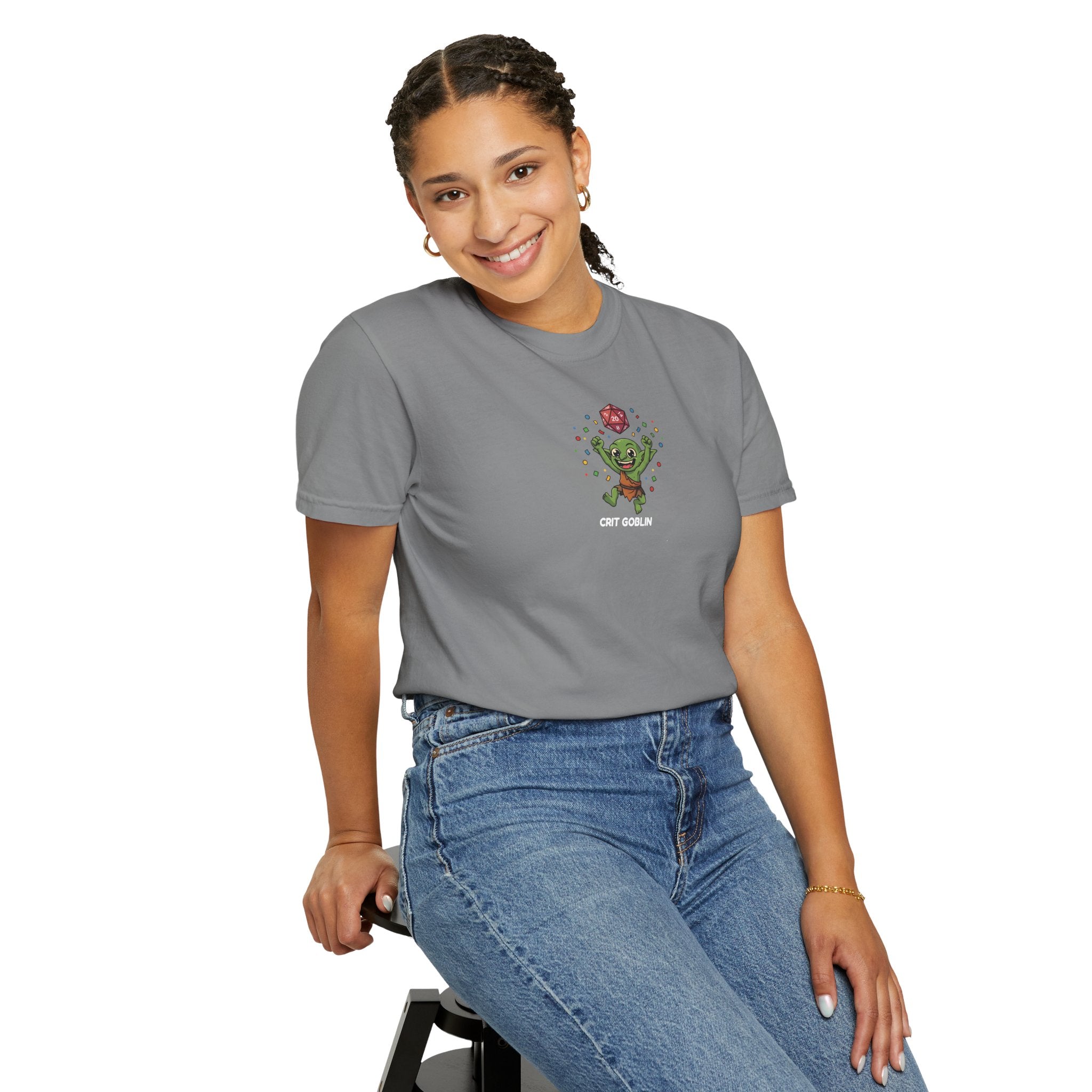 Crit Goblin T-Shirt | Funny DnD Tee | Dungeons and Dragons Gift | Natural 20 Shirt | Gift for D&D Players