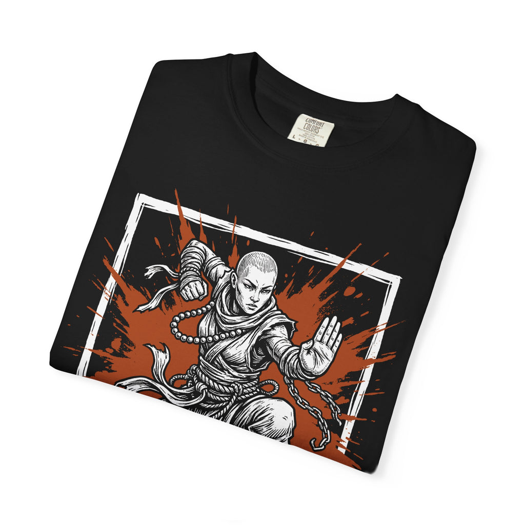Monk Class T-Shirt | D&D Martial Arts & Ki Gift | Unisex Comfort Colors® 1717 Female Design