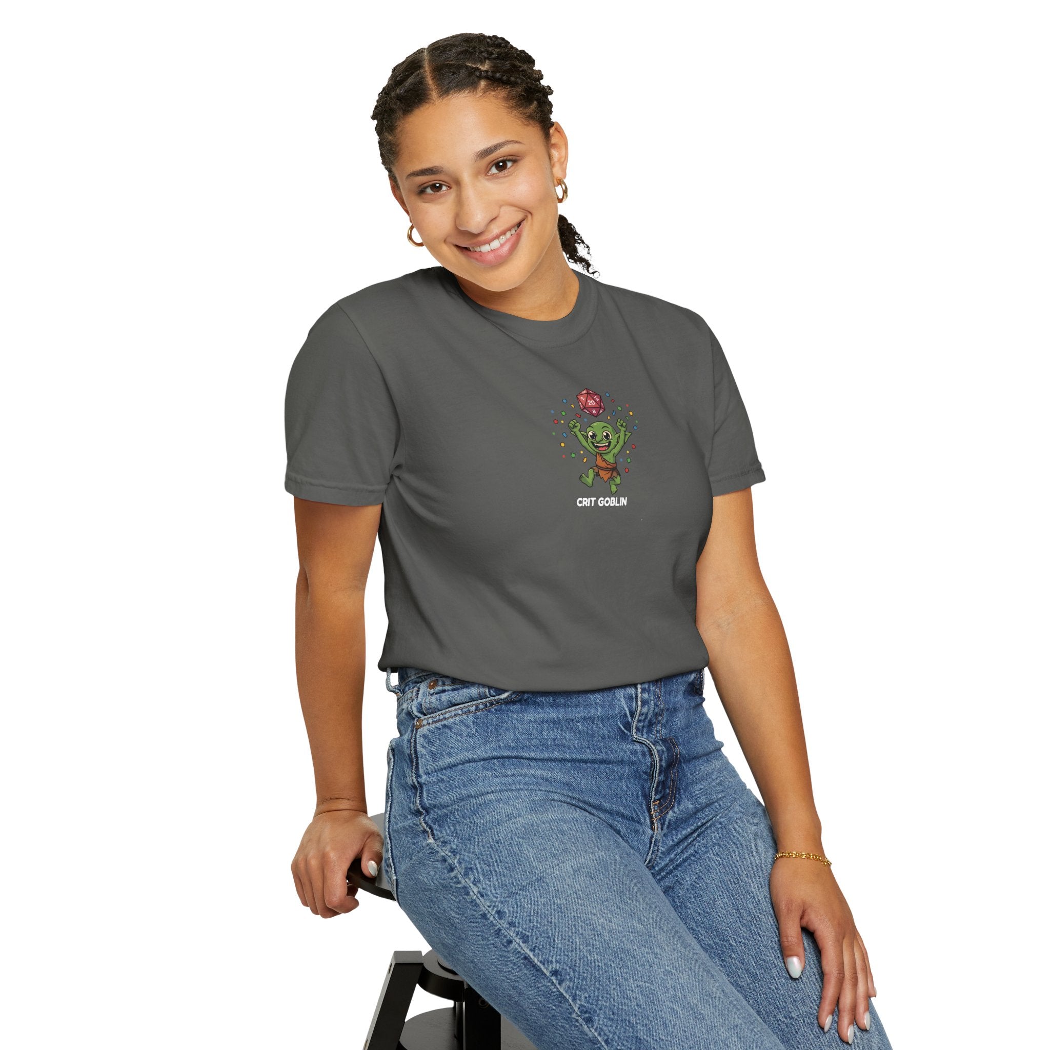 Crit Goblin T-Shirt | Funny DnD Tee | Dungeons and Dragons Gift | Natural 20 Shirt | Gift for D&D Players