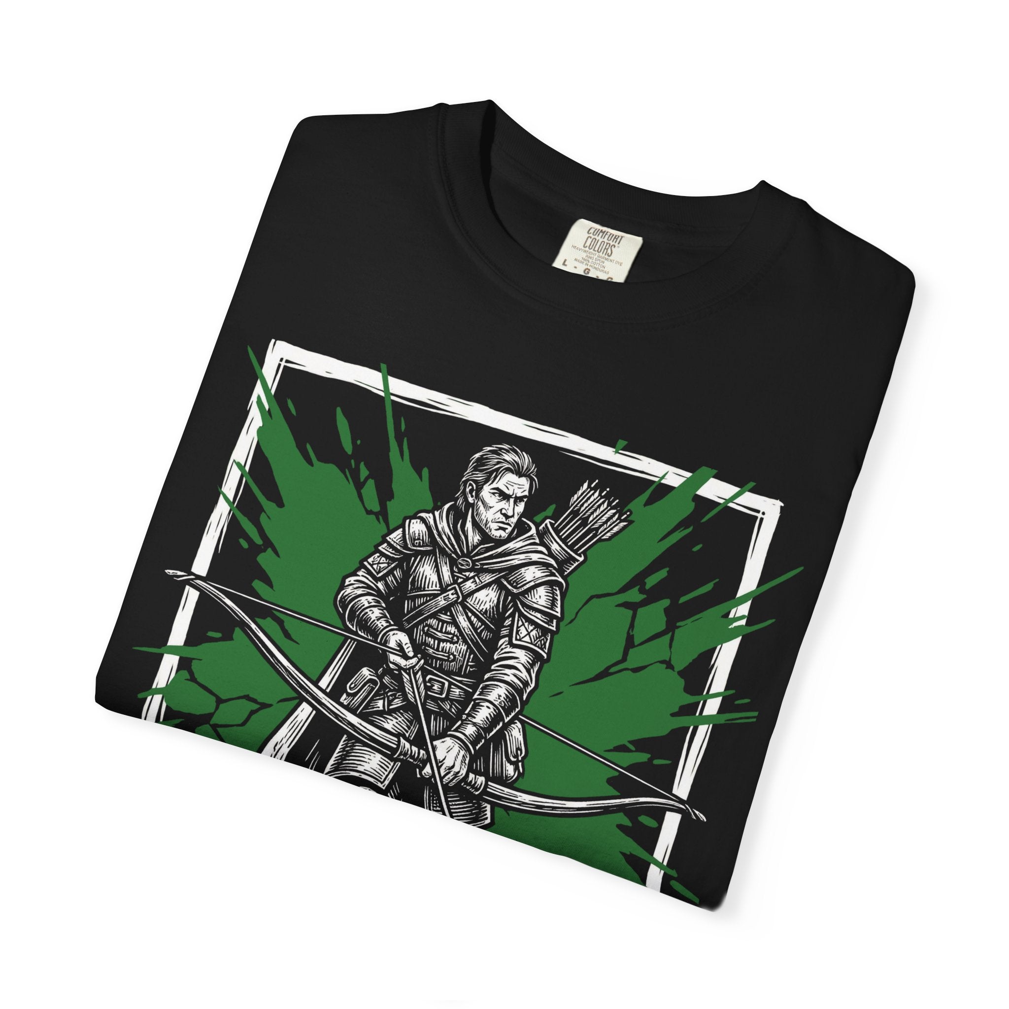 Ranger Class T-Shirt | D&D Archery & Survival Gift | Unisex Comfort Colors® 1717 Male Design
