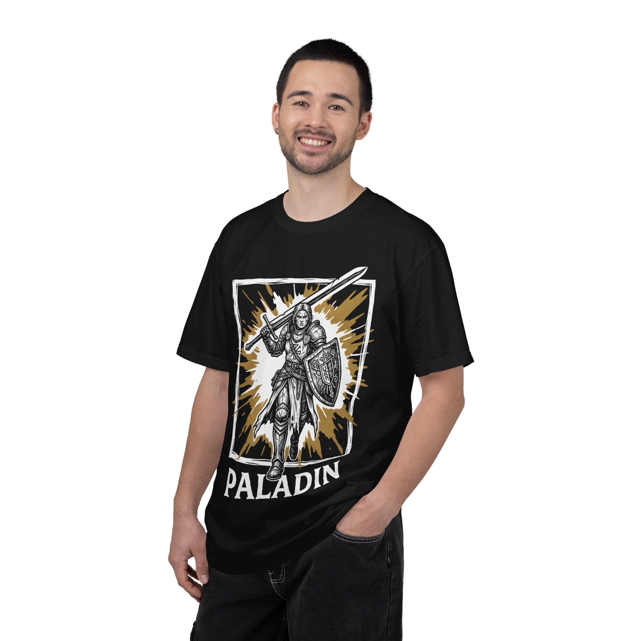 Paladin Class T-Shirt | D&D Divine Smite & Holy Warrior Gift | Unisex Comfort Colors® 1717 Female Design