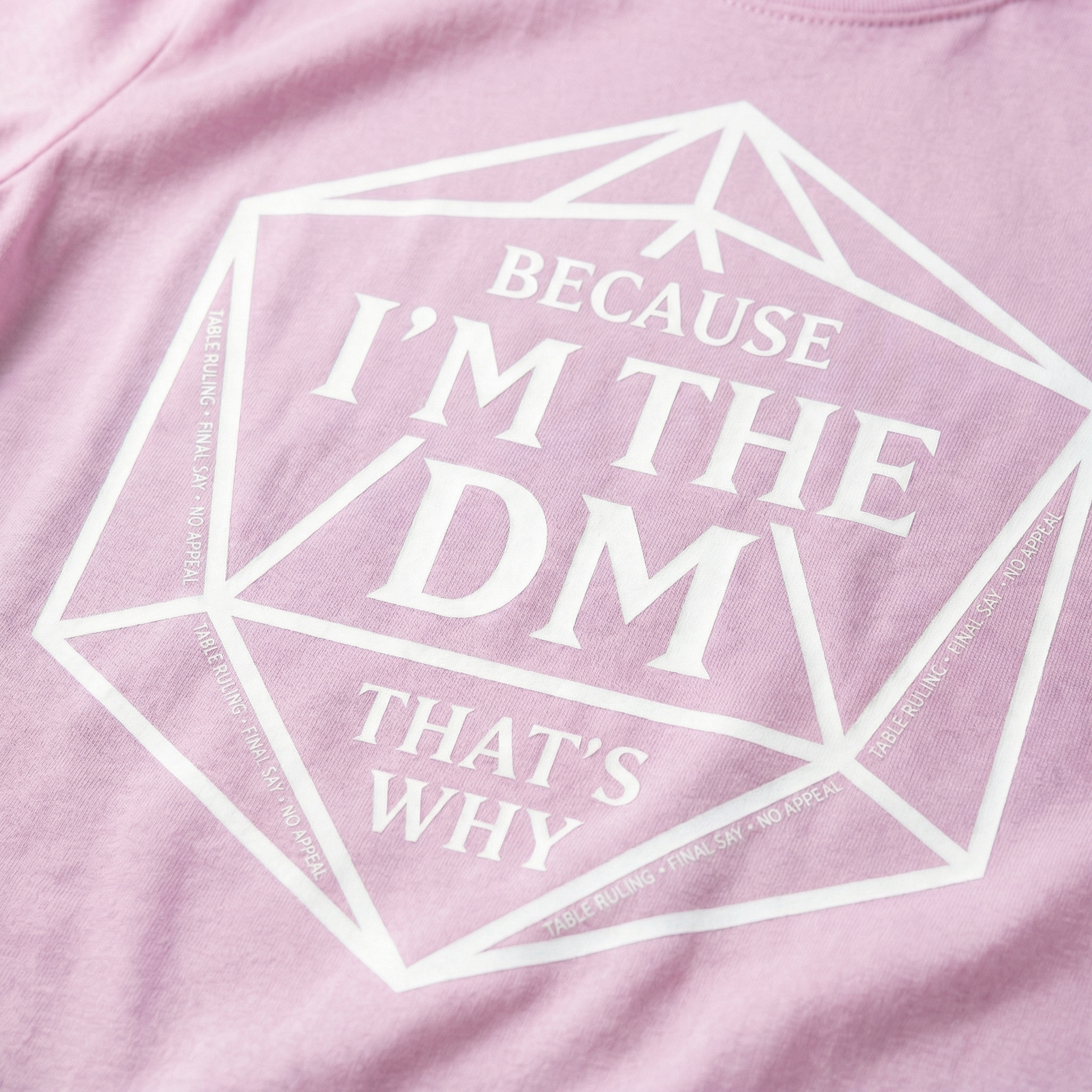 Because I’m the DM That’s Why T-Shirt | Funny D&D Dungeon Master Gift | Unisex Comfort Colors® 1717