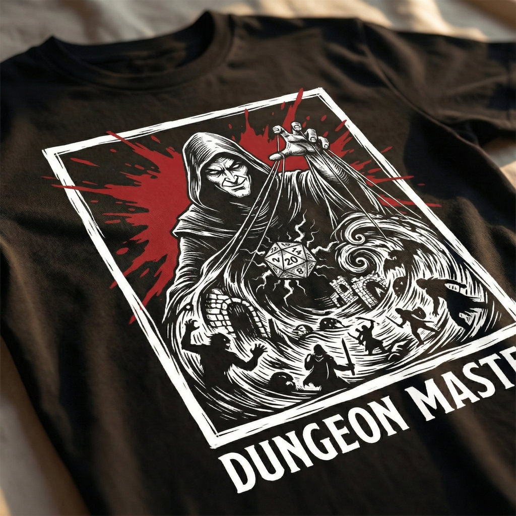 Dungeon Master T-Shirt | D&D Game Master Gift | Unisex Comfort Colors® 1717 Male Design