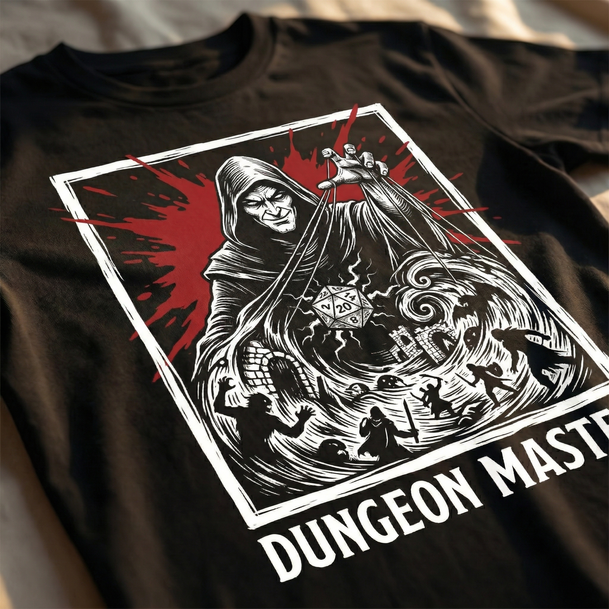 Dungeon Master T-Shirt | D&D Game Master Gift | Unisex Comfort Colors® 1717 Male Design