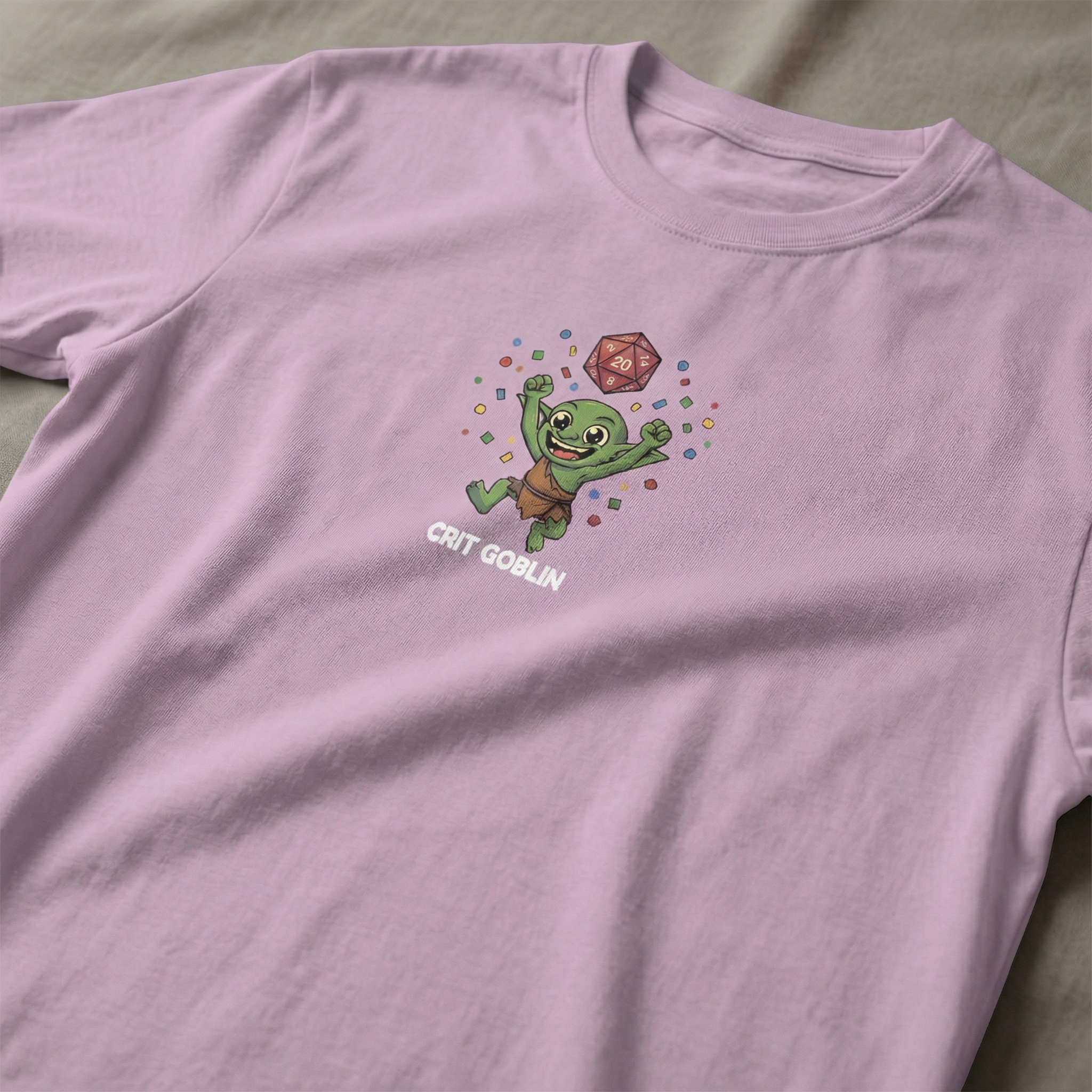 Crit Goblin T-Shirt | Funny DnD Tee | Dungeons and Dragons Gift | Natural 20 Shirt | Gift for D&D Players