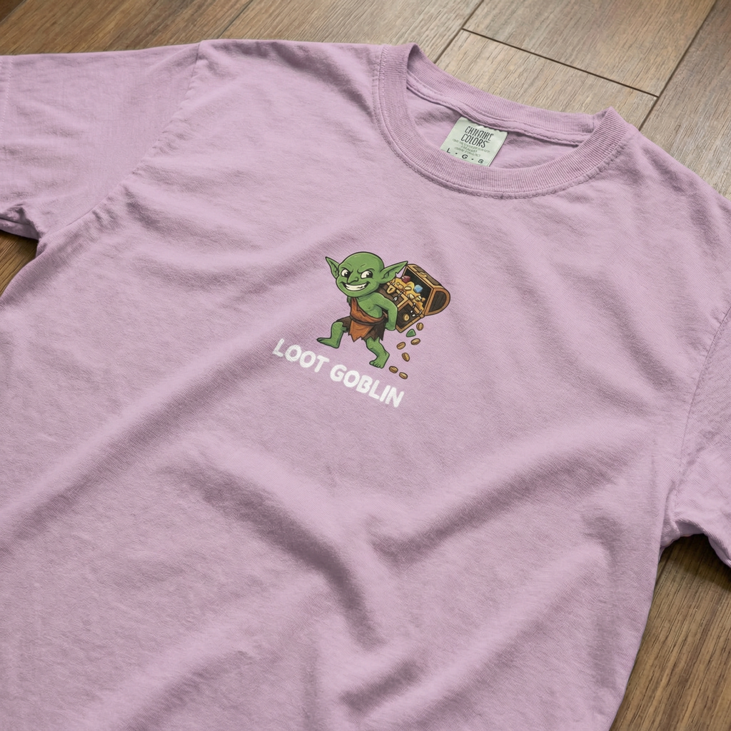 Loot Goblin T-Shirt | Funny DnD Tee | Dungeons and Dragons Gift | Tabletop RPG Shirt | Gift for D&D Players