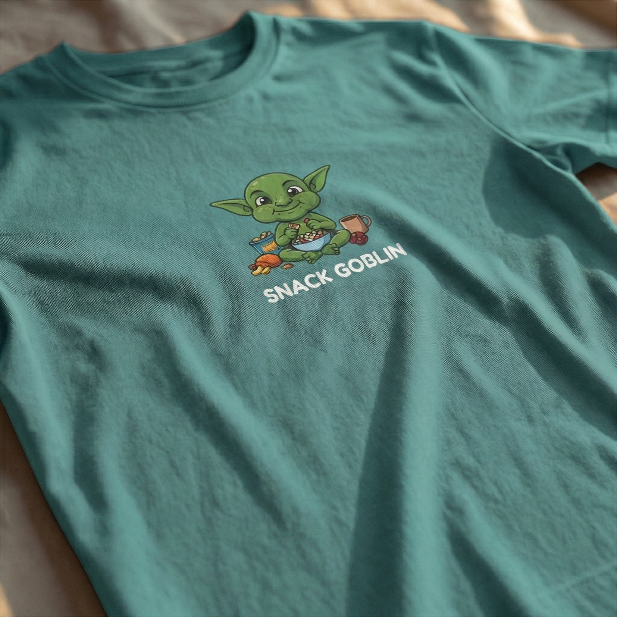 Snack Goblin T-Shirt | Funny DnD Tee | Dungeons and Dragons Gift | Gamer Snack Shirt | Gift for D&D Players