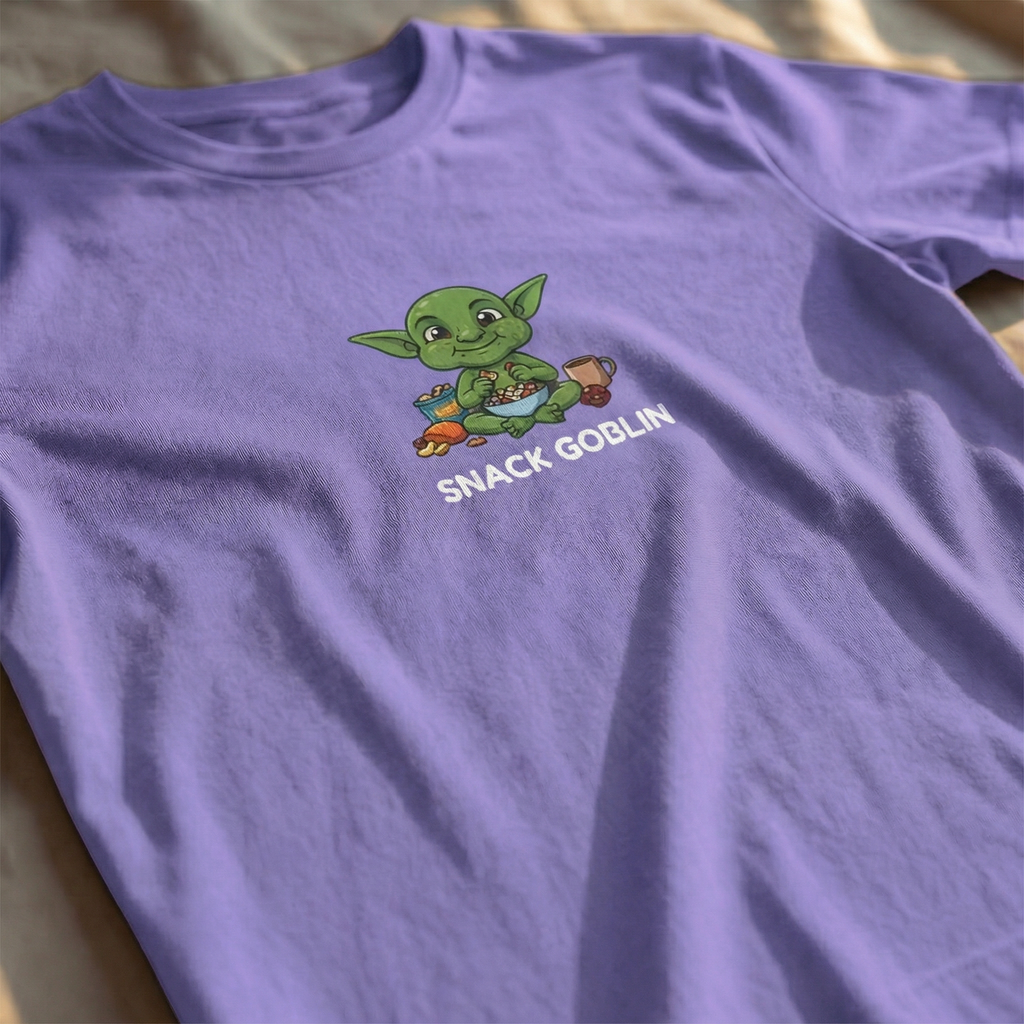 Snack Goblin T-Shirt | Funny DnD Tee | Dungeons and Dragons Gift | Gamer Snack Shirt | Gift for D&D Players