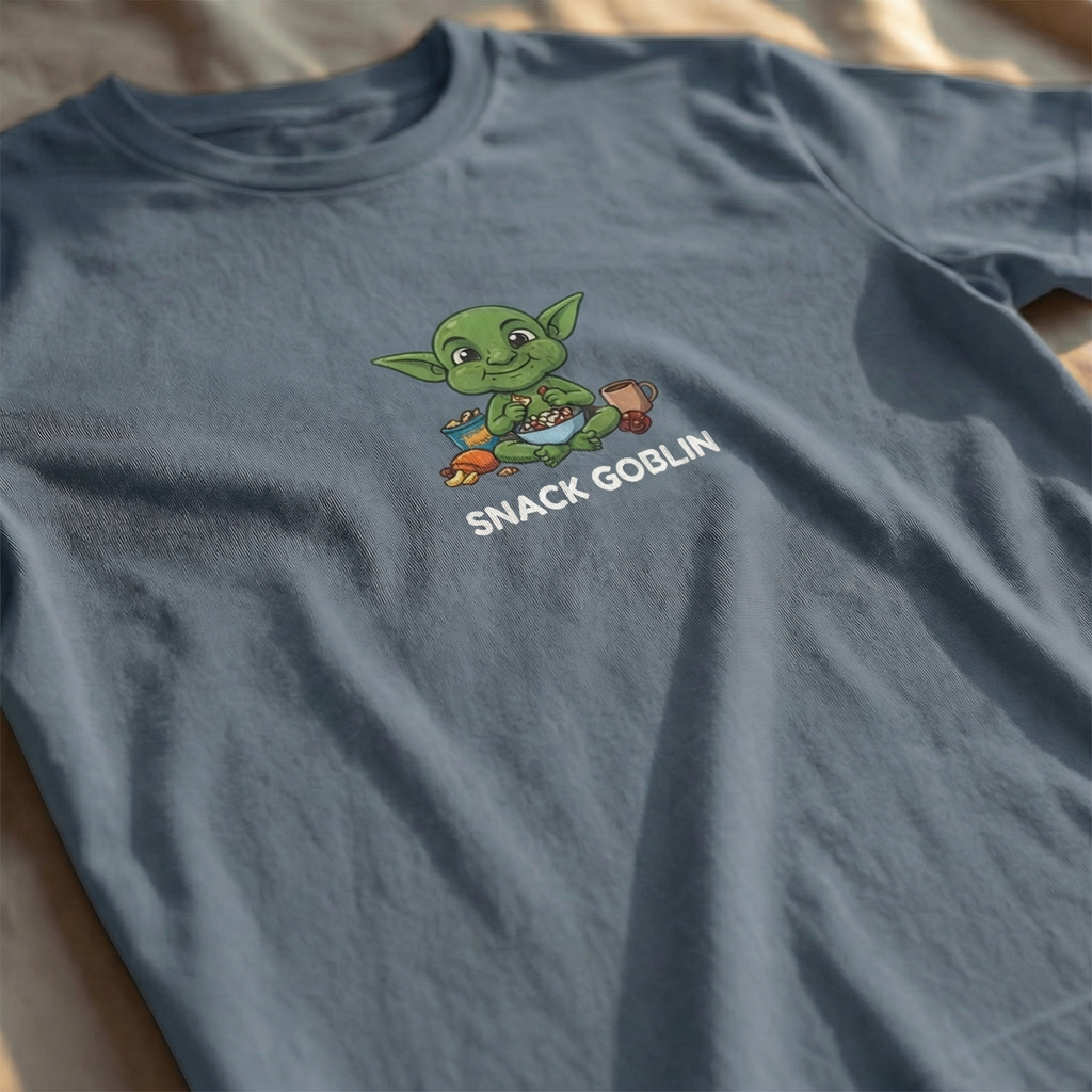 Snack Goblin T-Shirt | Funny DnD Tee | Dungeons and Dragons Gift | Gamer Snack Shirt | Gift for D&D Players