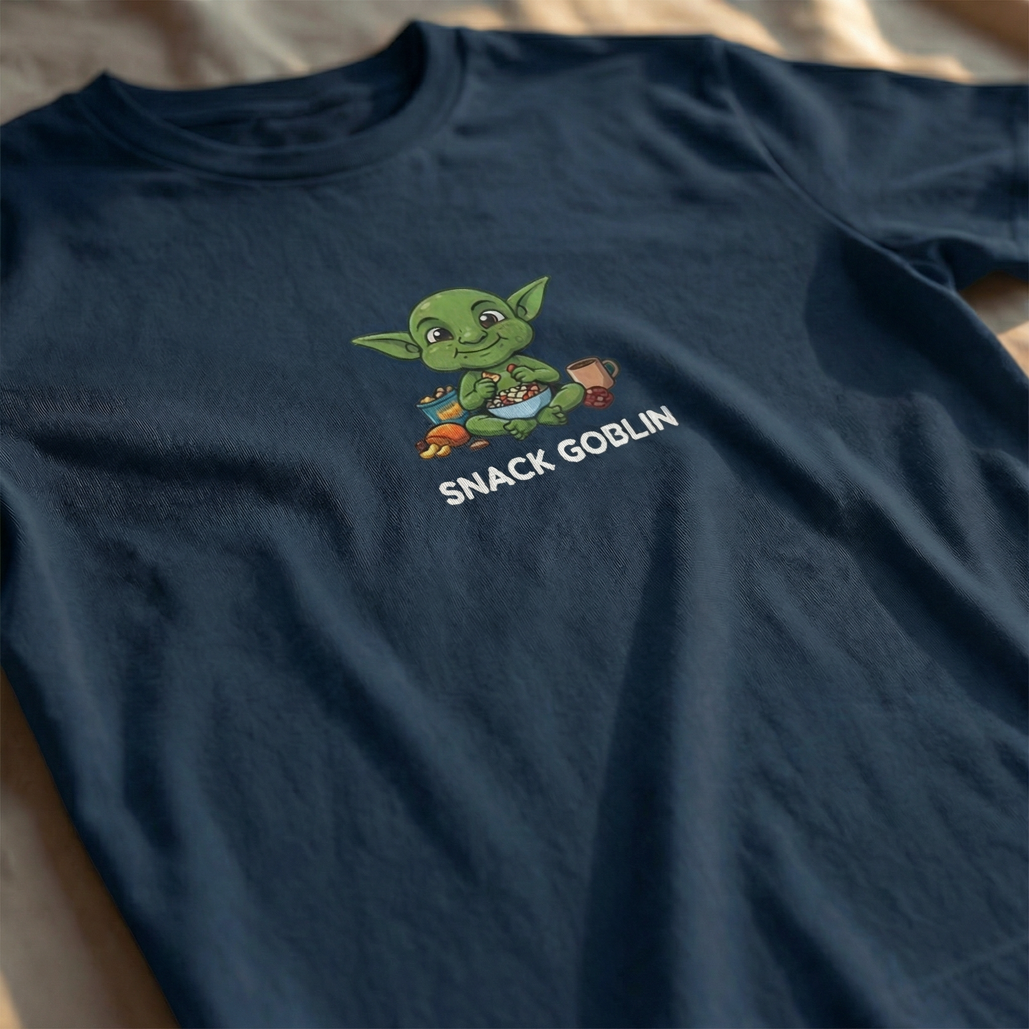 Snack Goblin T-Shirt | Funny DnD Tee | Dungeons and Dragons Gift | Gamer Snack Shirt | Gift for D&D Players