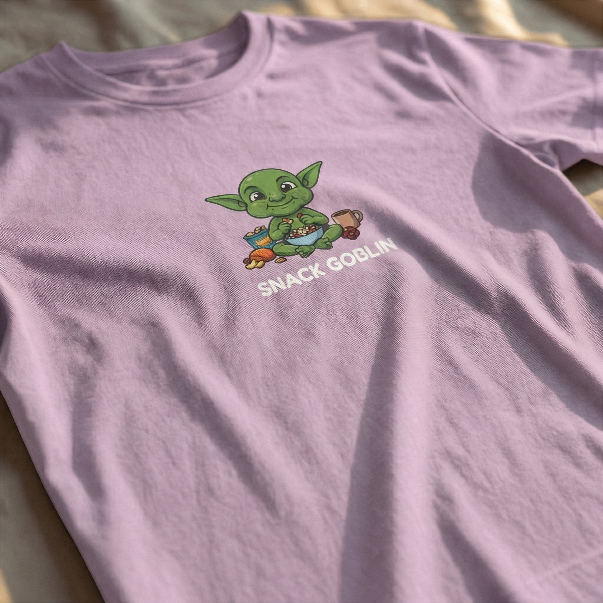 Snack Goblin T-Shirt | Funny DnD Tee | Dungeons and Dragons Gift | Gamer Snack Shirt | Gift for D&D Players