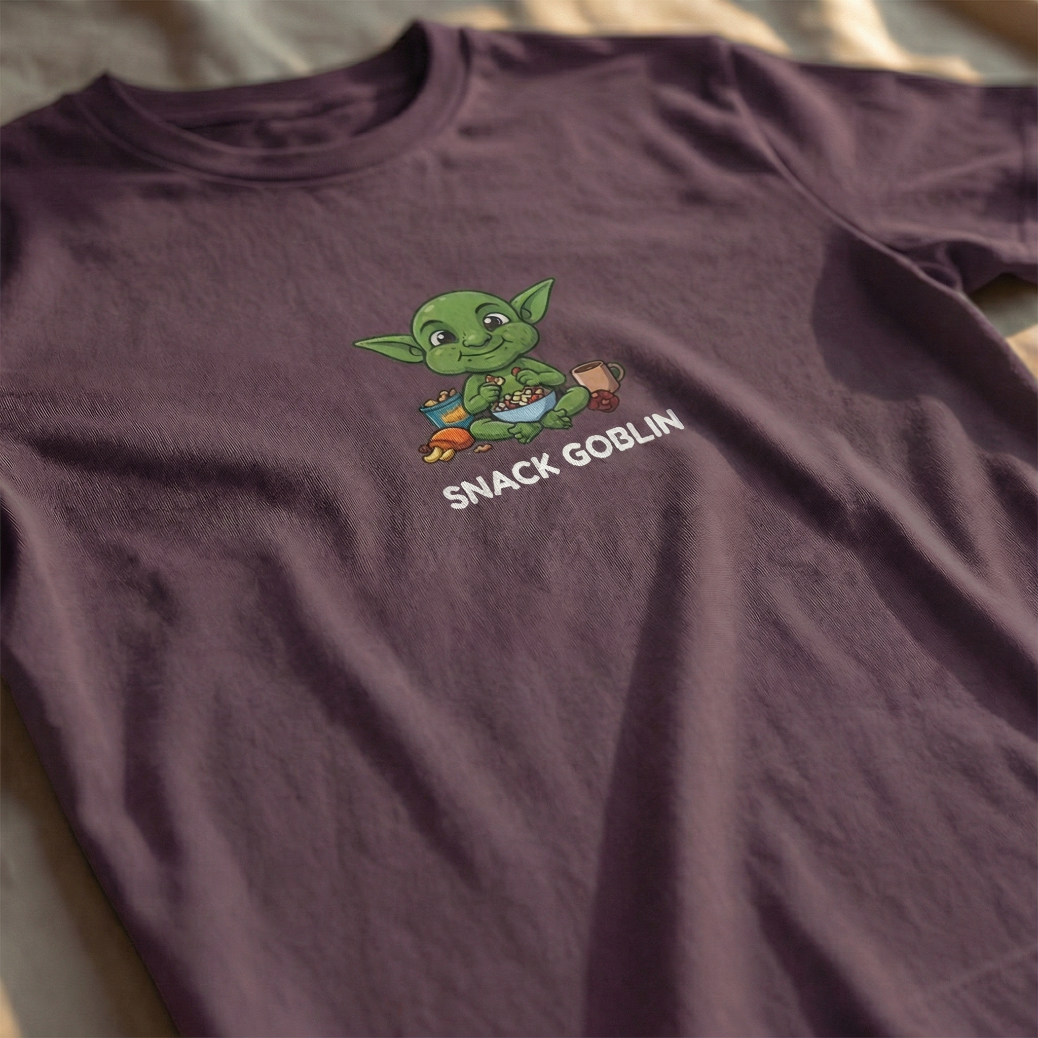 Snack Goblin T-Shirt | Funny DnD Tee | Dungeons and Dragons Gift | Gamer Snack Shirt | Gift for D&D Players