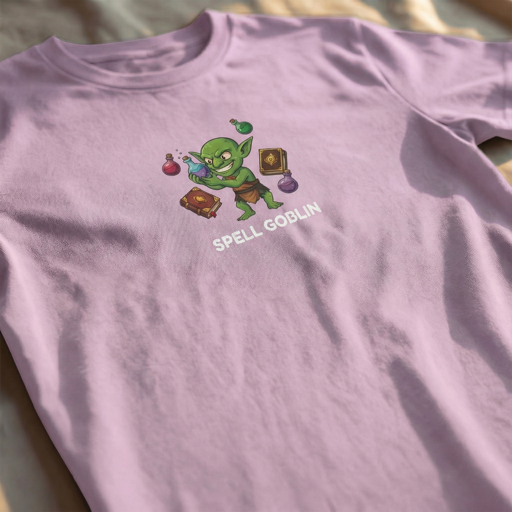Spell Goblin T-Shirt | Funny DnD Tee | Dungeons and Dragons Gift | Potion Shirt | Gift for D&D Players
