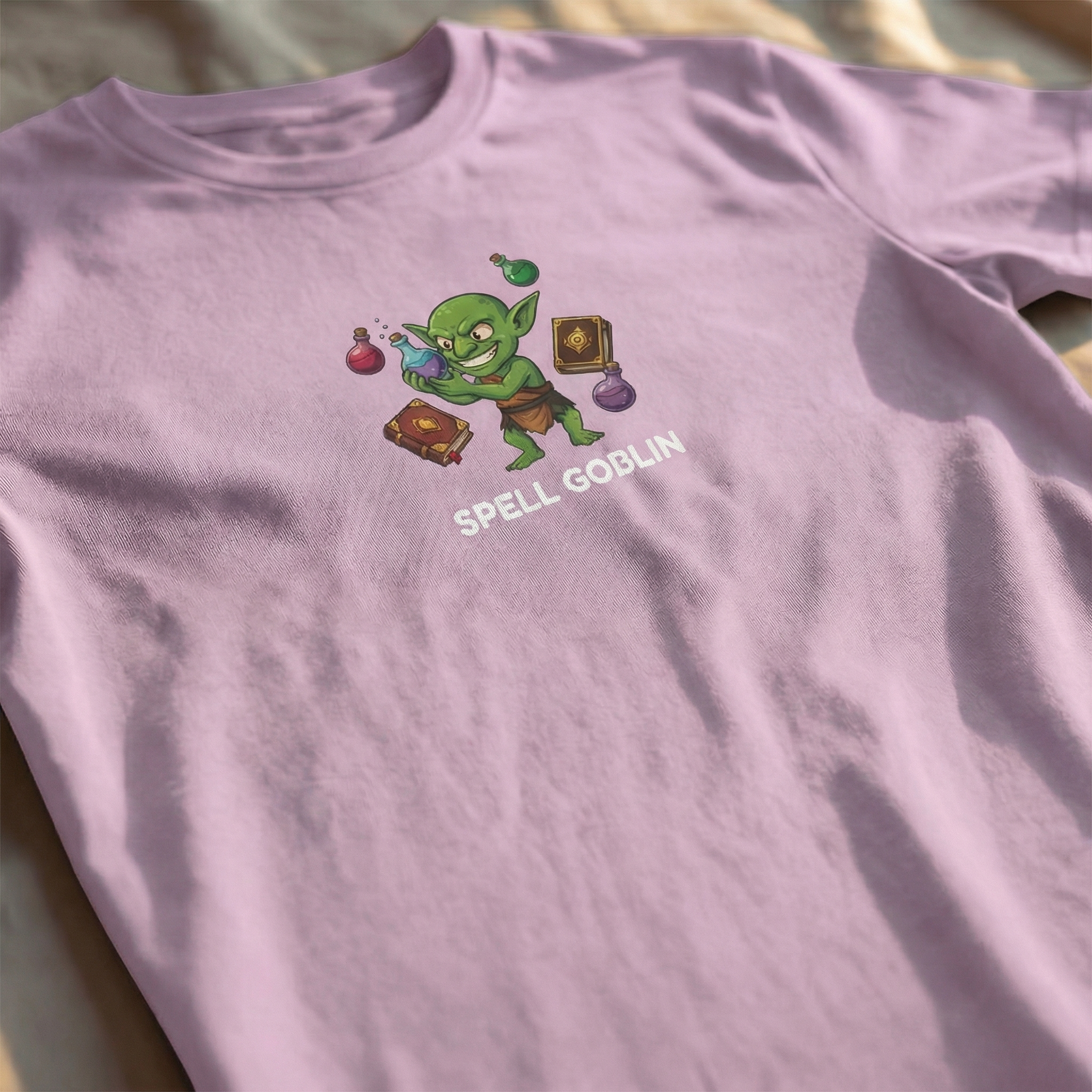 Spell Goblin T-Shirt | Funny DnD Tee | Dungeons and Dragons Gift | Potion Shirt | Gift for D&D Players