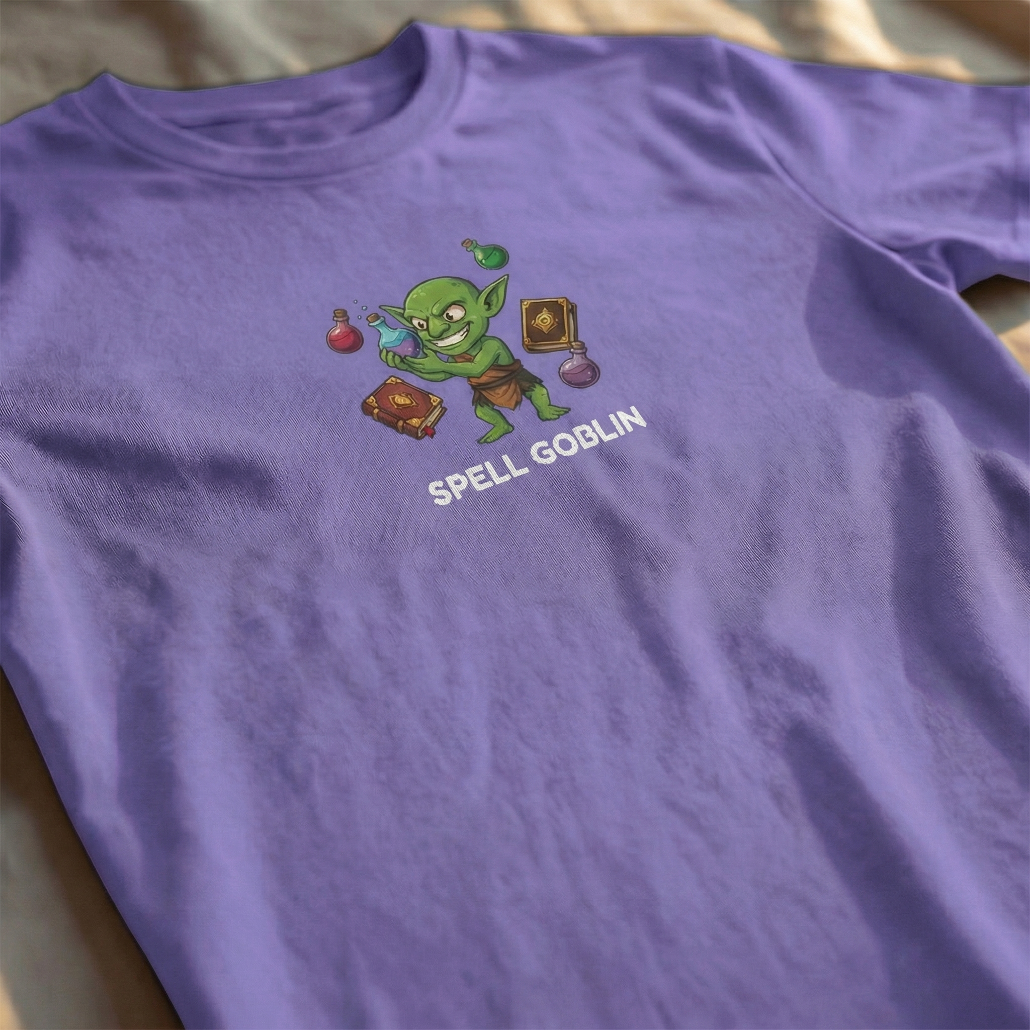 Spell Goblin T-Shirt | Funny DnD Tee | Dungeons and Dragons Gift | Potion Shirt | Gift for D&D Players