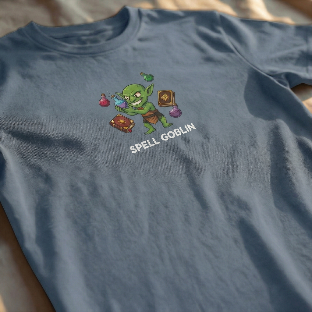 Spell Goblin T-Shirt | Funny DnD Tee | Dungeons and Dragons Gift | Potion Shirt | Gift for D&D Players