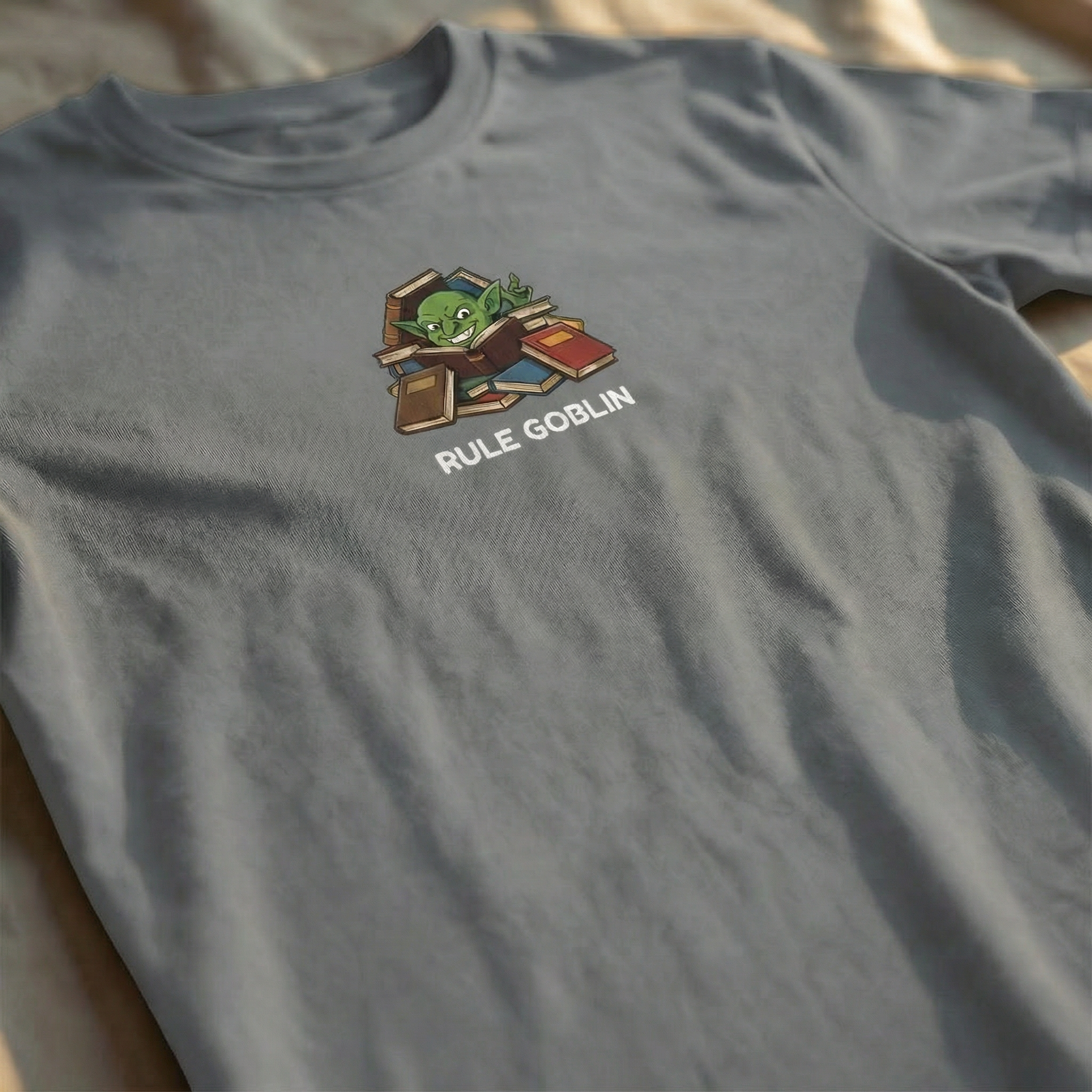 Rule Goblin T-Shirt | Funny DnD Tee | Dungeons and Dragons Gift | Rulebook Shirt | Gift for D&D Players