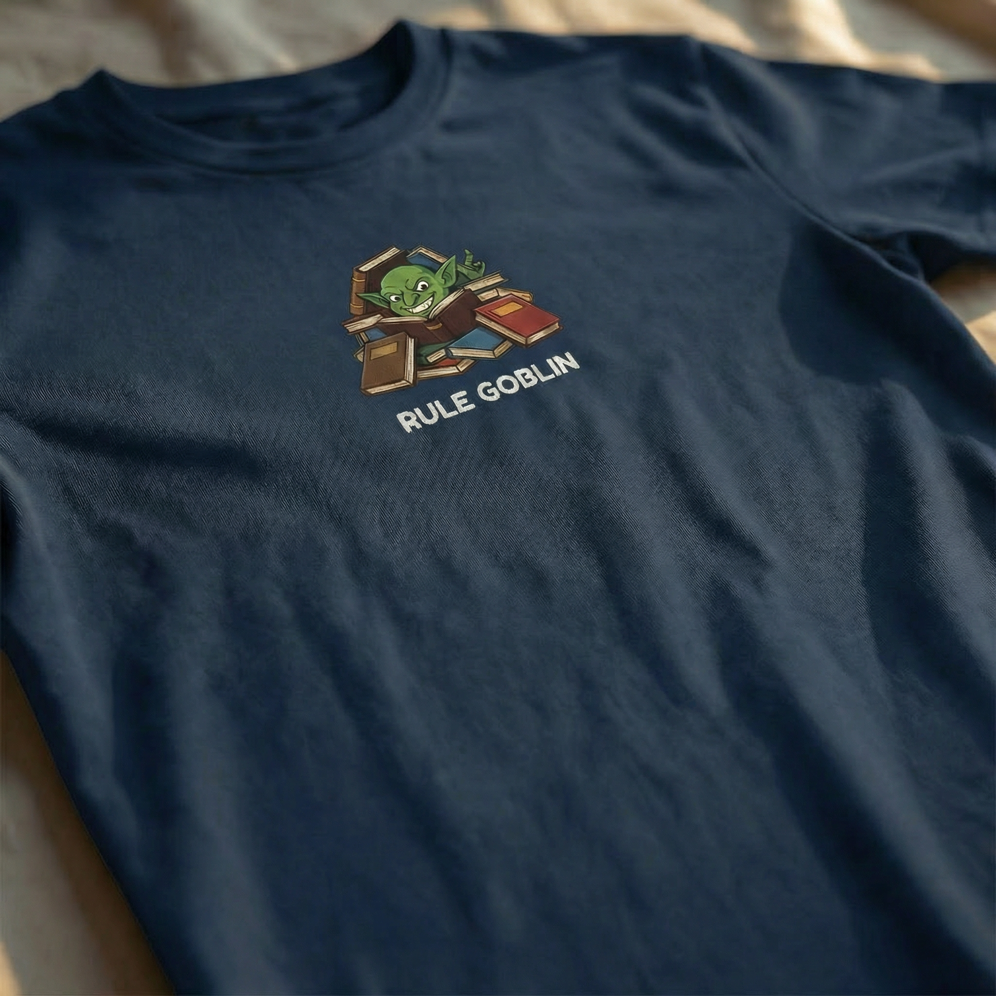 Rule Goblin T-Shirt | Funny DnD Tee | Dungeons and Dragons Gift | Rulebook Shirt | Gift for D&D Players