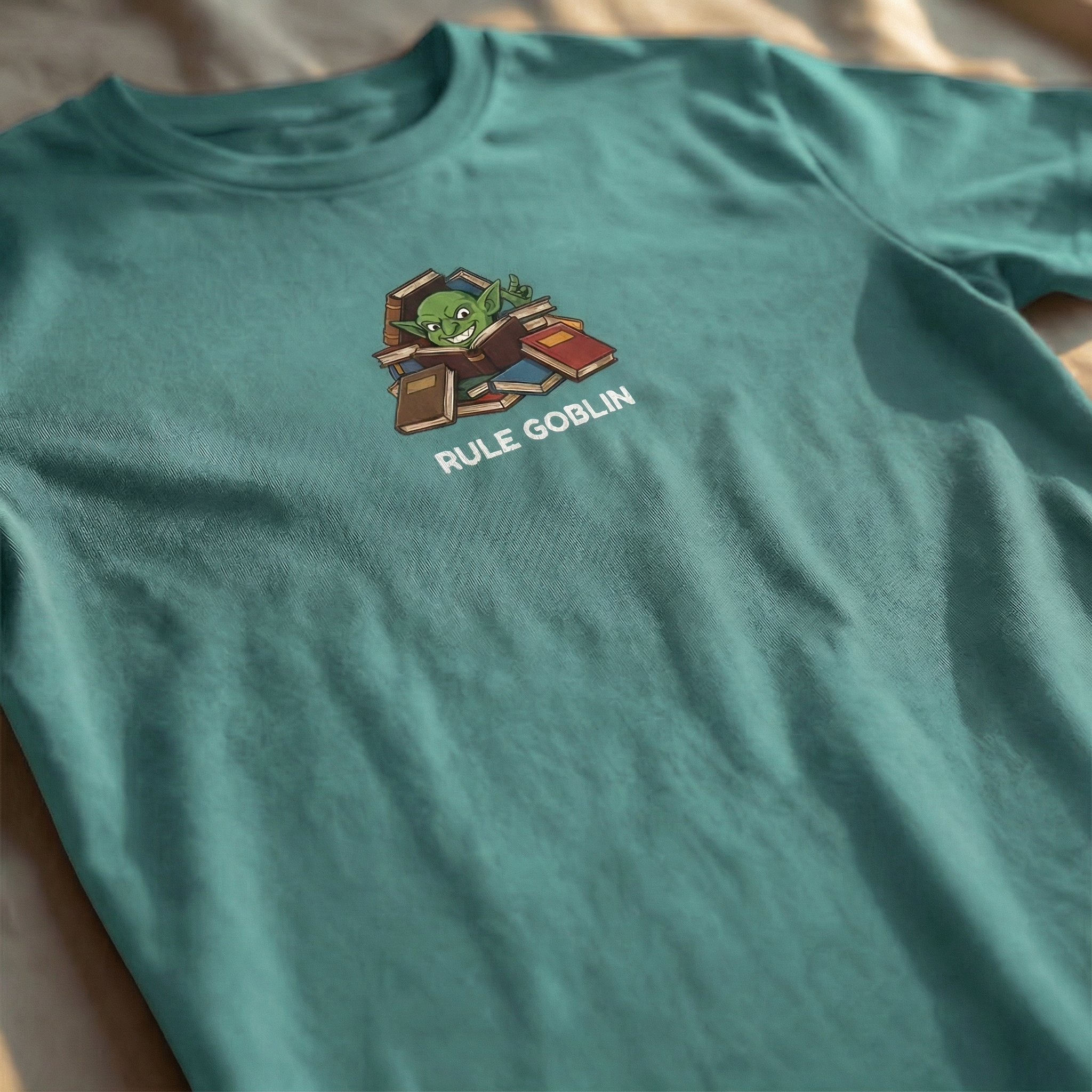 Rule Goblin T-Shirt | Funny DnD Tee | Dungeons and Dragons Gift | Rulebook Shirt | Gift for D&D Players