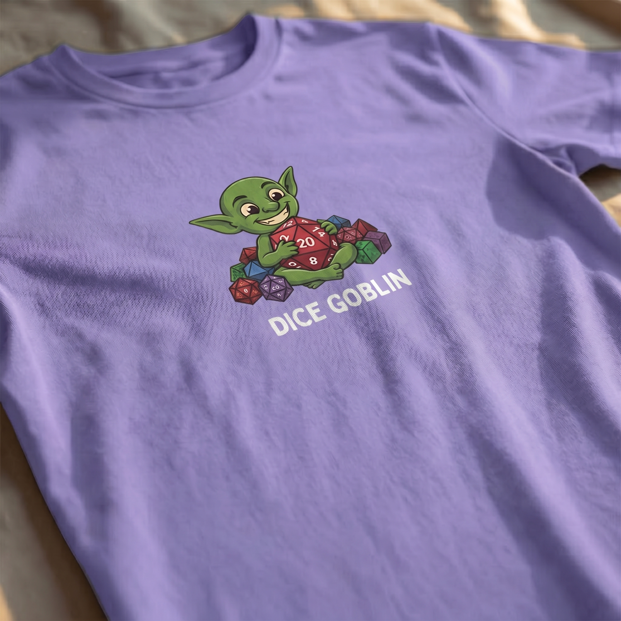 Dice Goblin T-Shirt | Funny DnD Tee | Dungeons and Dragons Gift | D20 Shirt | Gift for D&D Players
