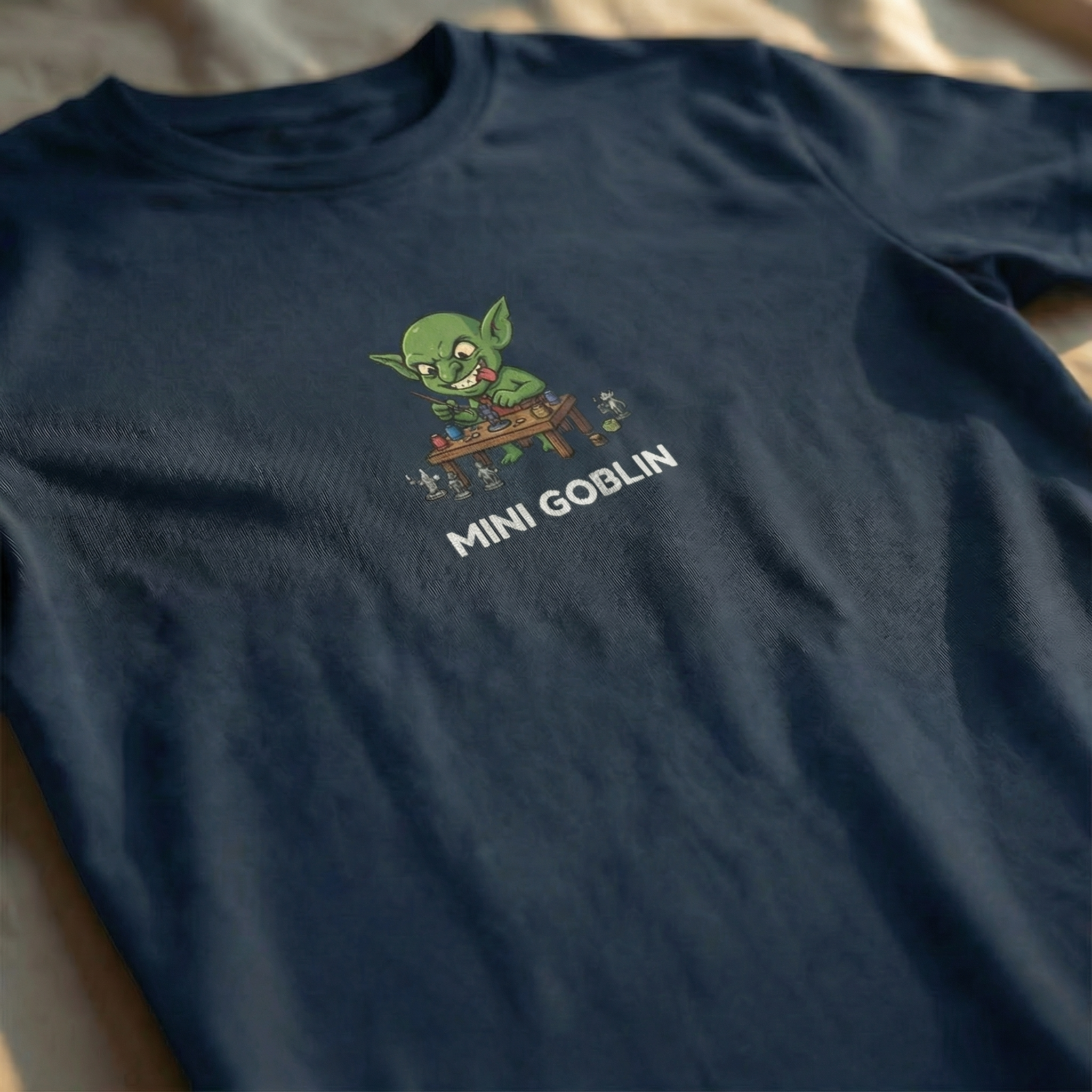 Mini Goblin T-Shirt | Funny DnD Tee | Dungeons and Dragons Gift | Miniature Painting Shirt | Gift for D&D Players