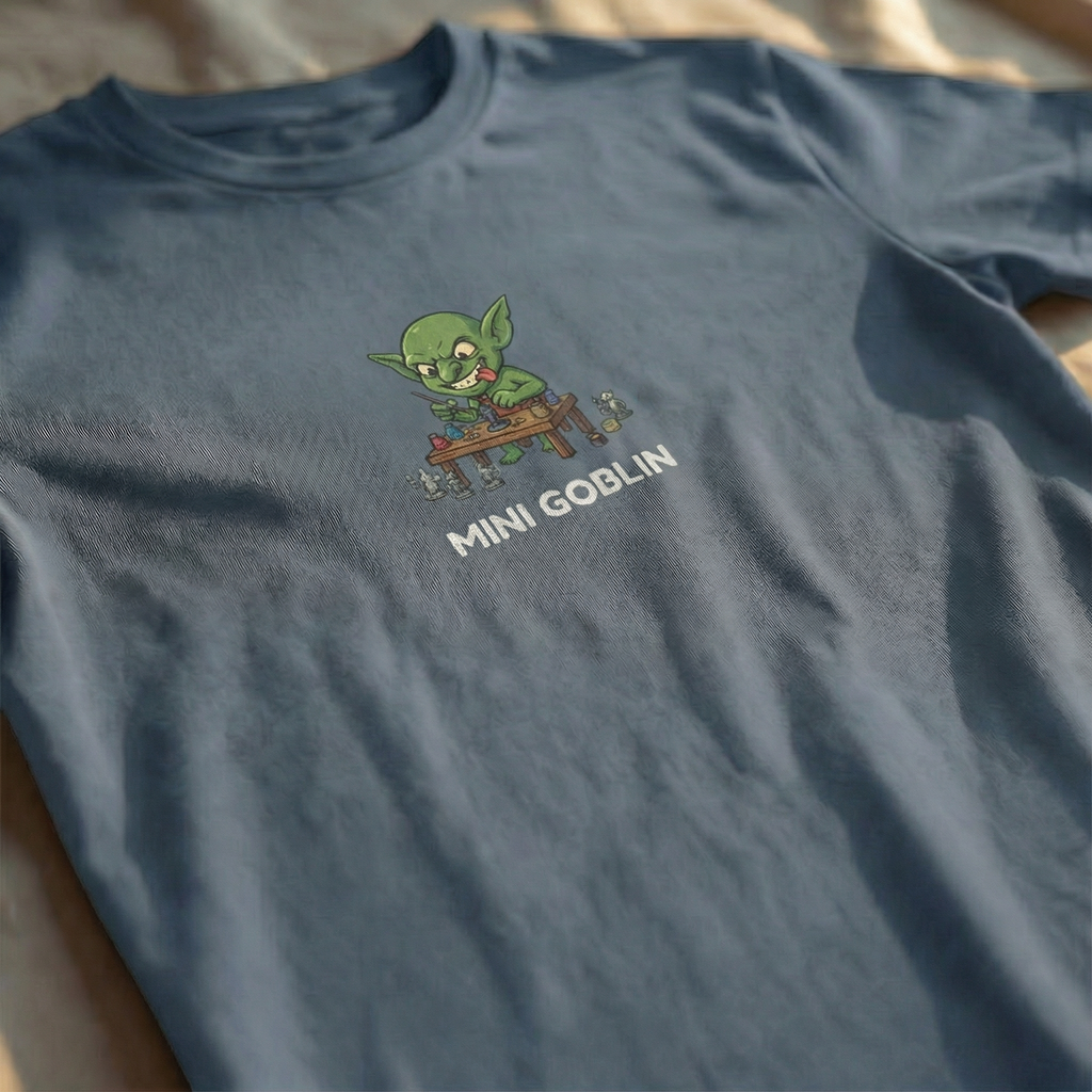 Mini Goblin T-Shirt | Funny DnD Tee | Dungeons and Dragons Gift | Miniature Painting Shirt | Gift for D&D Players