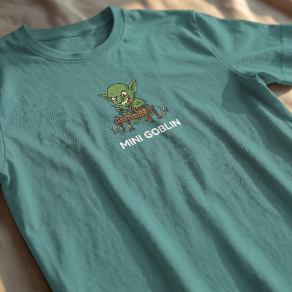 Mini Goblin T-Shirt | Funny DnD Tee | Dungeons and Dragons Gift | Miniature Painting Shirt | Gift for D&D Players