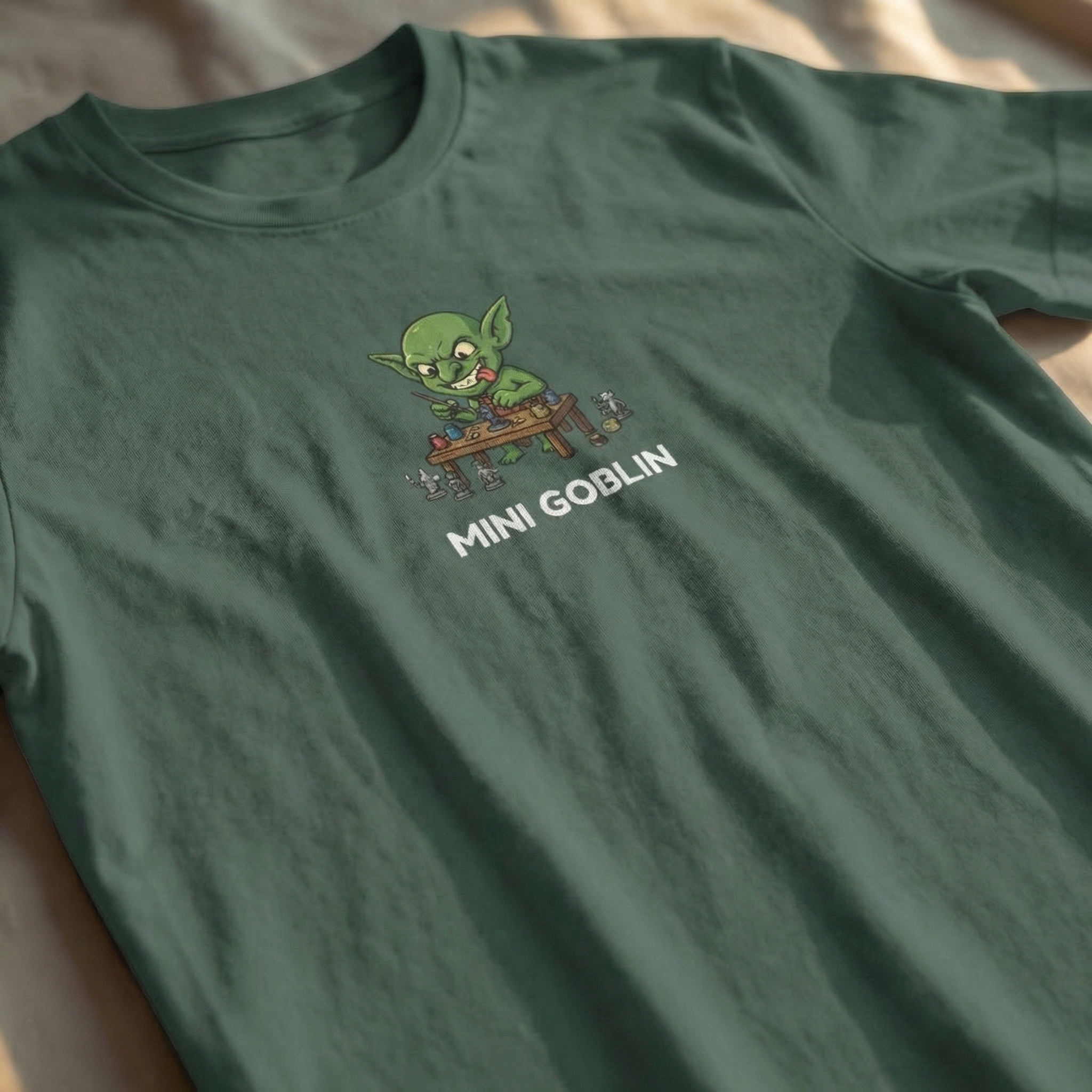 Mini Goblin T-Shirt | Funny DnD Tee | Dungeons and Dragons Gift | Miniature Painting Shirt | Gift for D&D Players