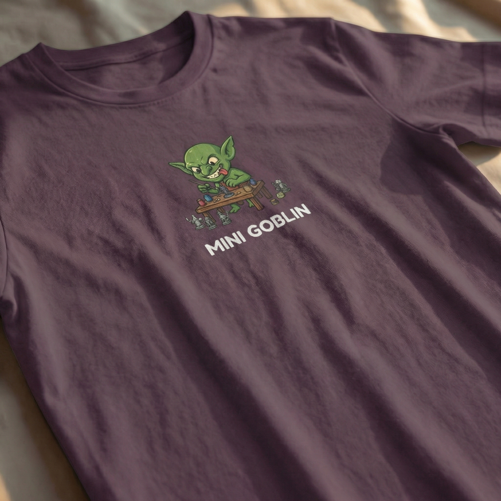 Mini Goblin T-Shirt | Funny DnD Tee | Dungeons and Dragons Gift | Miniature Painting Shirt | Gift for D&D Players